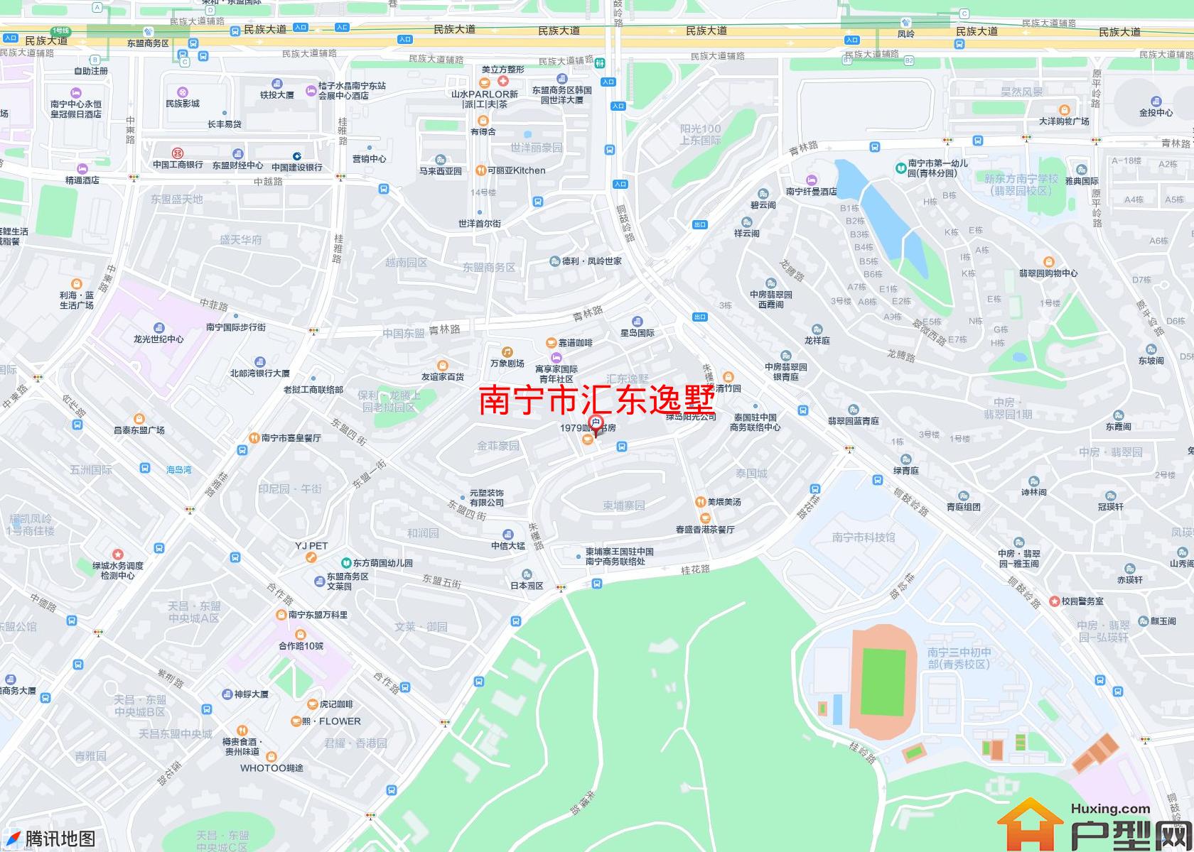 汇东逸墅小区 - 户型网