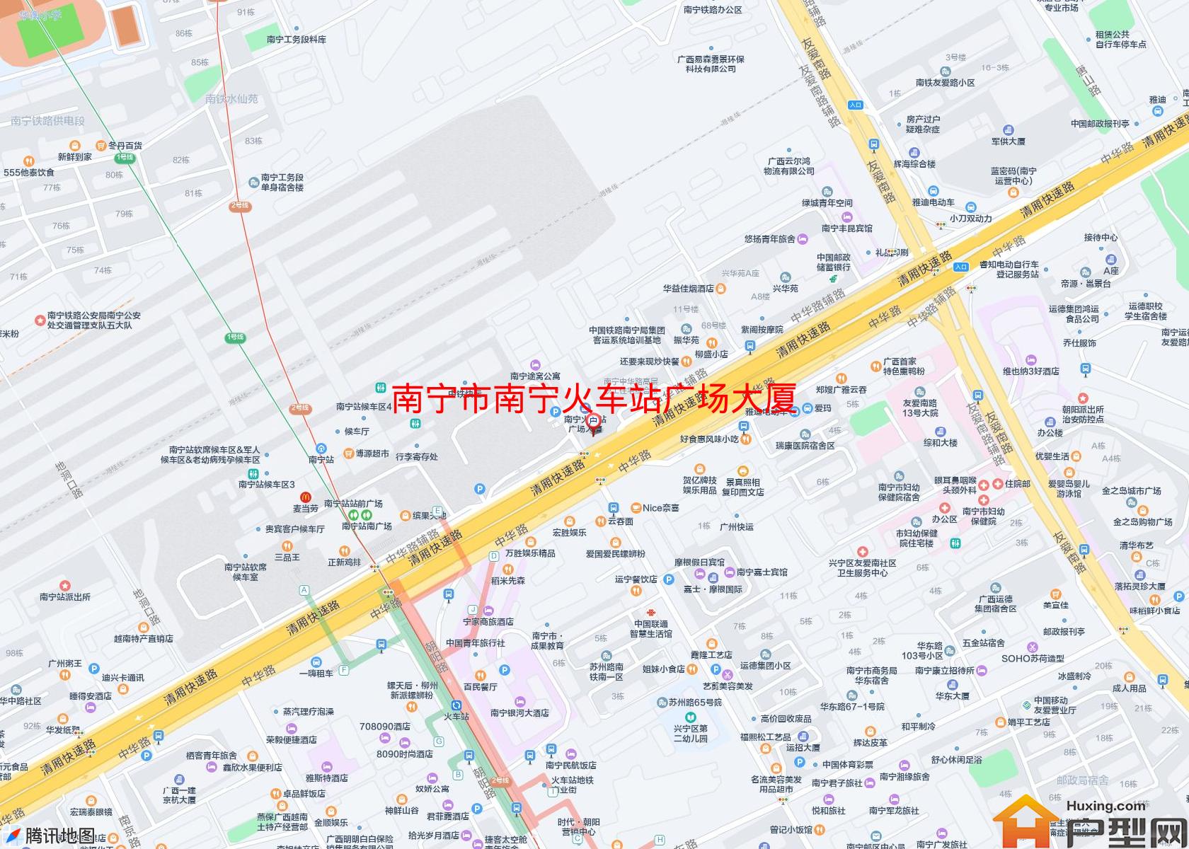 南宁火车站广场大厦小区 - 户型网