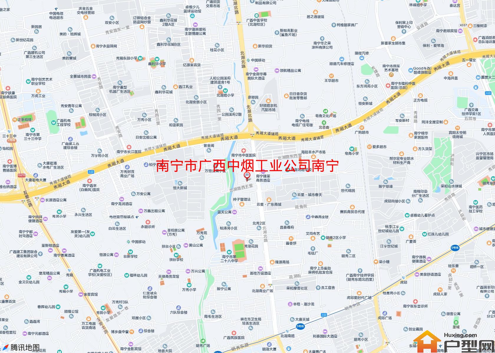 广西中烟工业公司南宁卷烟厂万秀生活区小区 - 户型网