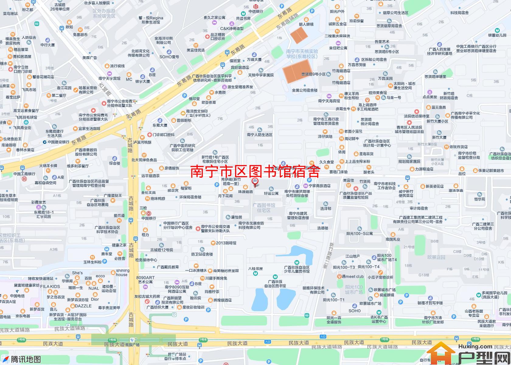 区图书馆宿舍小区 - 户型网