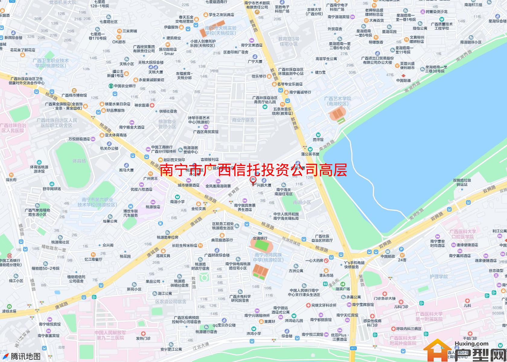 广西信托投资公司高层住宅楼小区 - 户型网