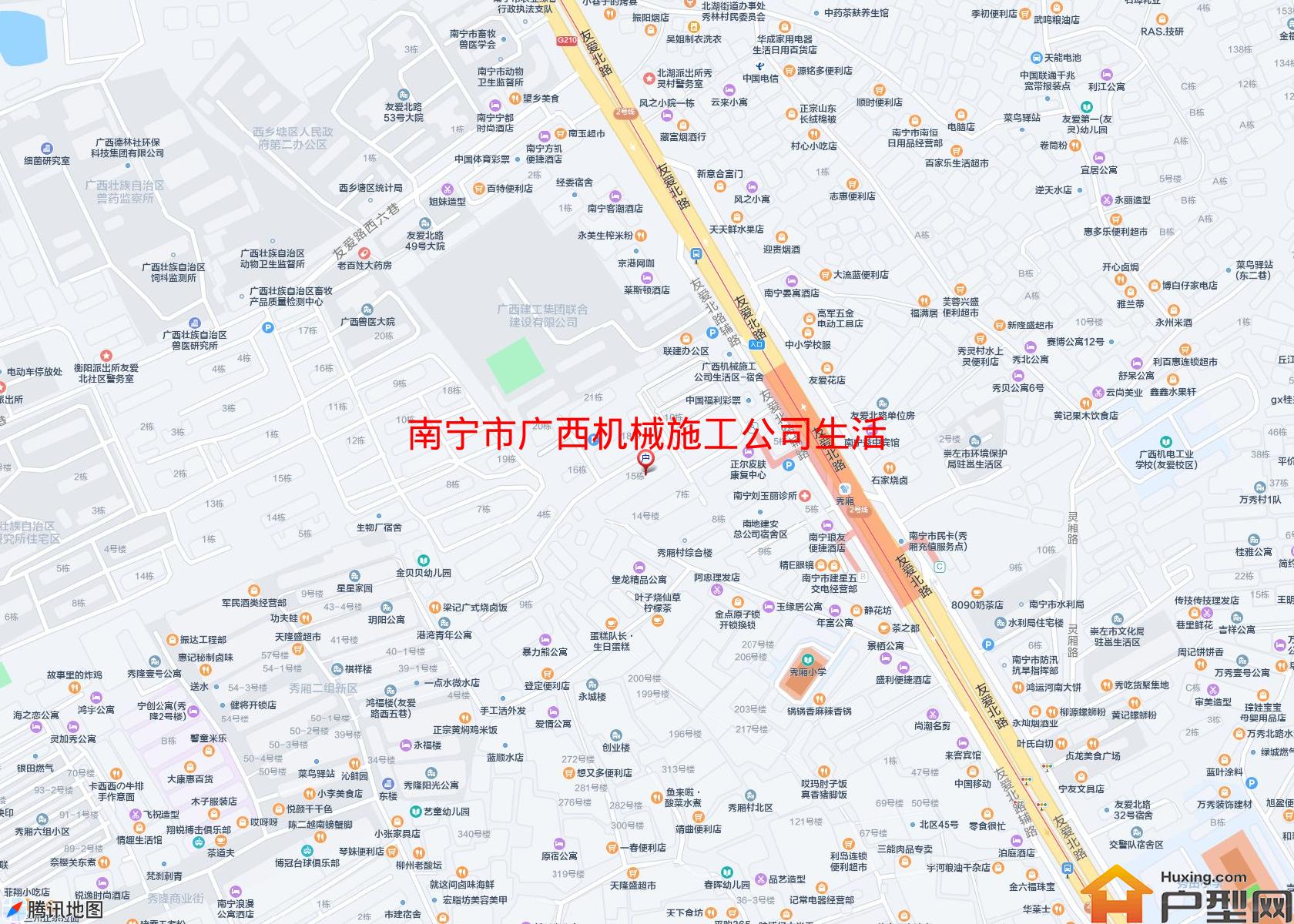 广西机械施工公司生活区宿舍小区 - 户型网