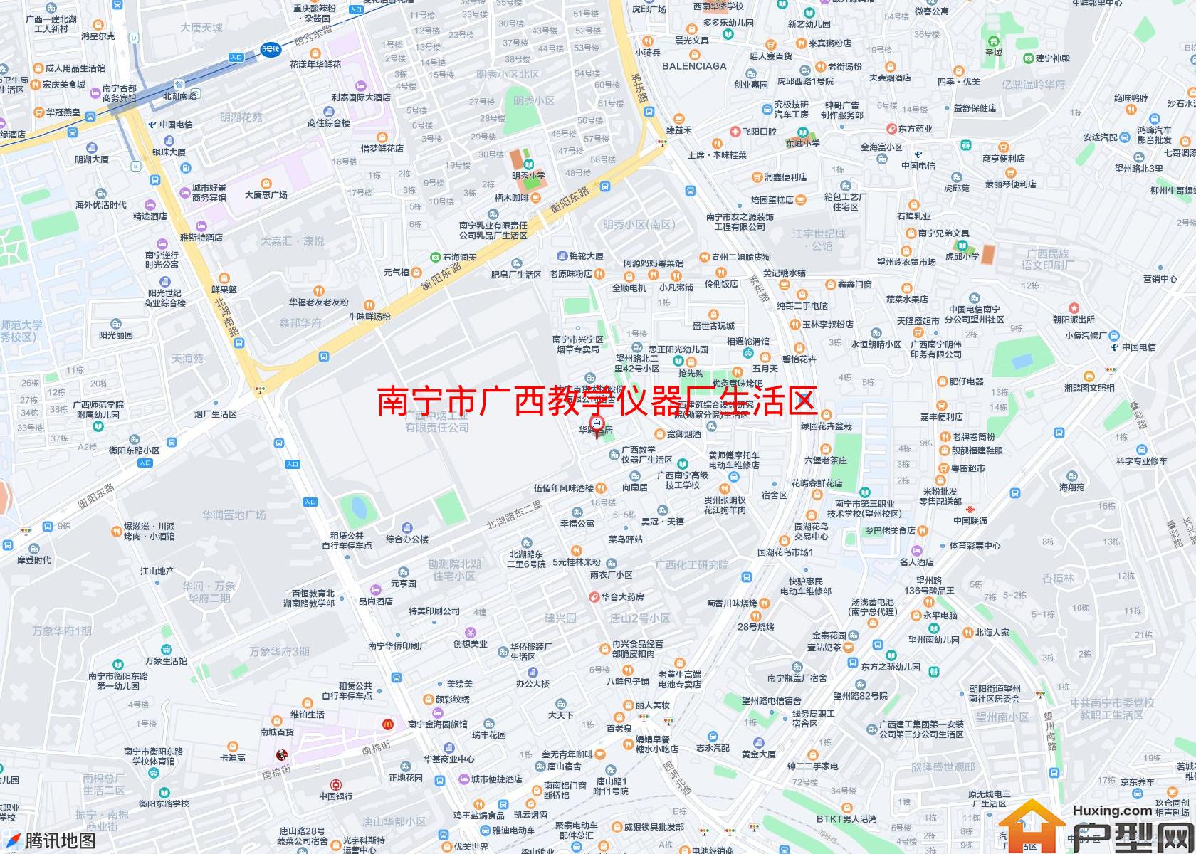 广西教学仪器厂生活区小区 - 户型网