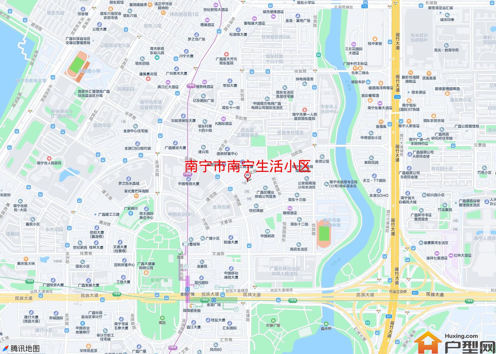 南宁生活小区小区 - 户型网