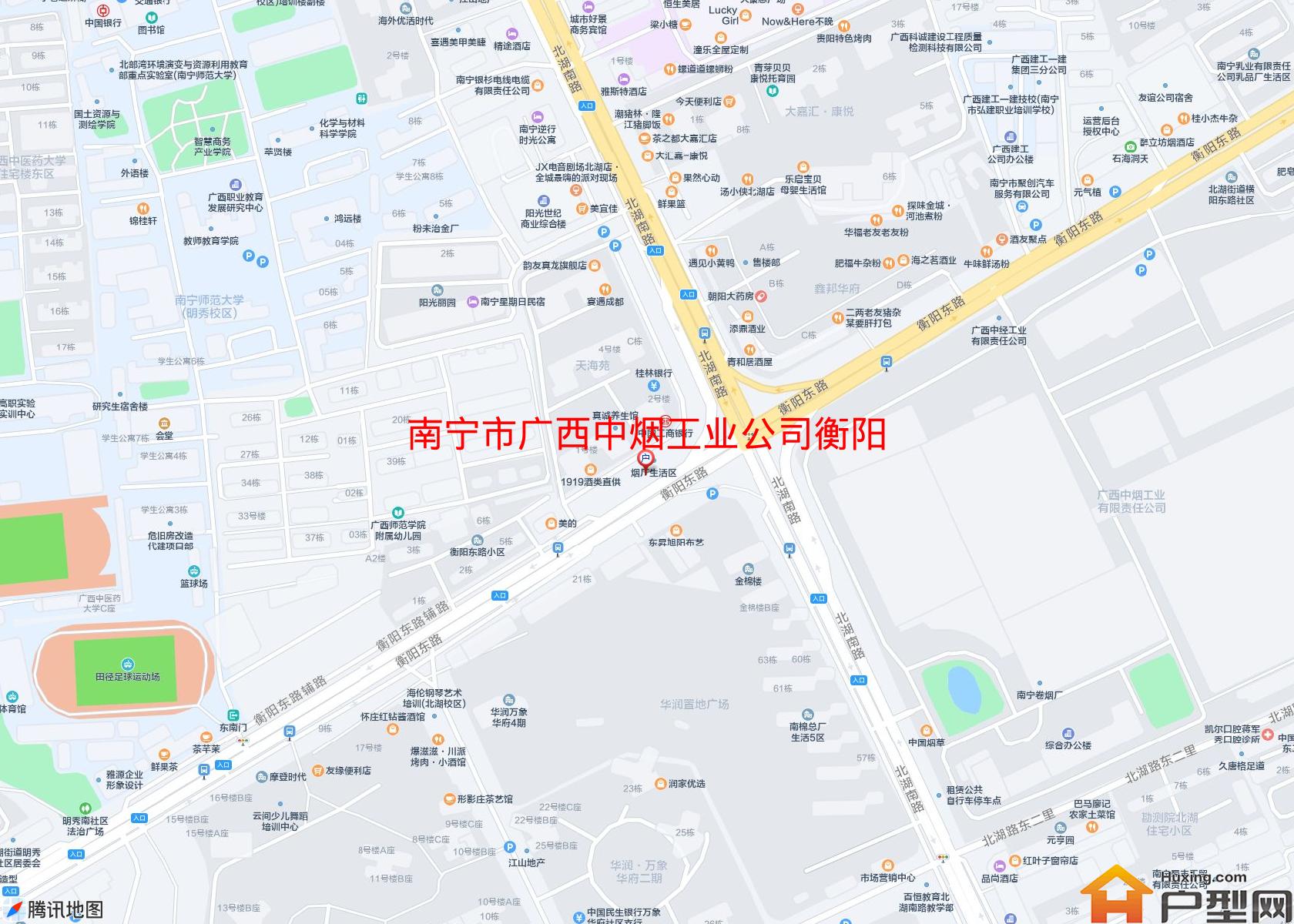 广西中烟工业公司衡阳生活区小区 - 户型网