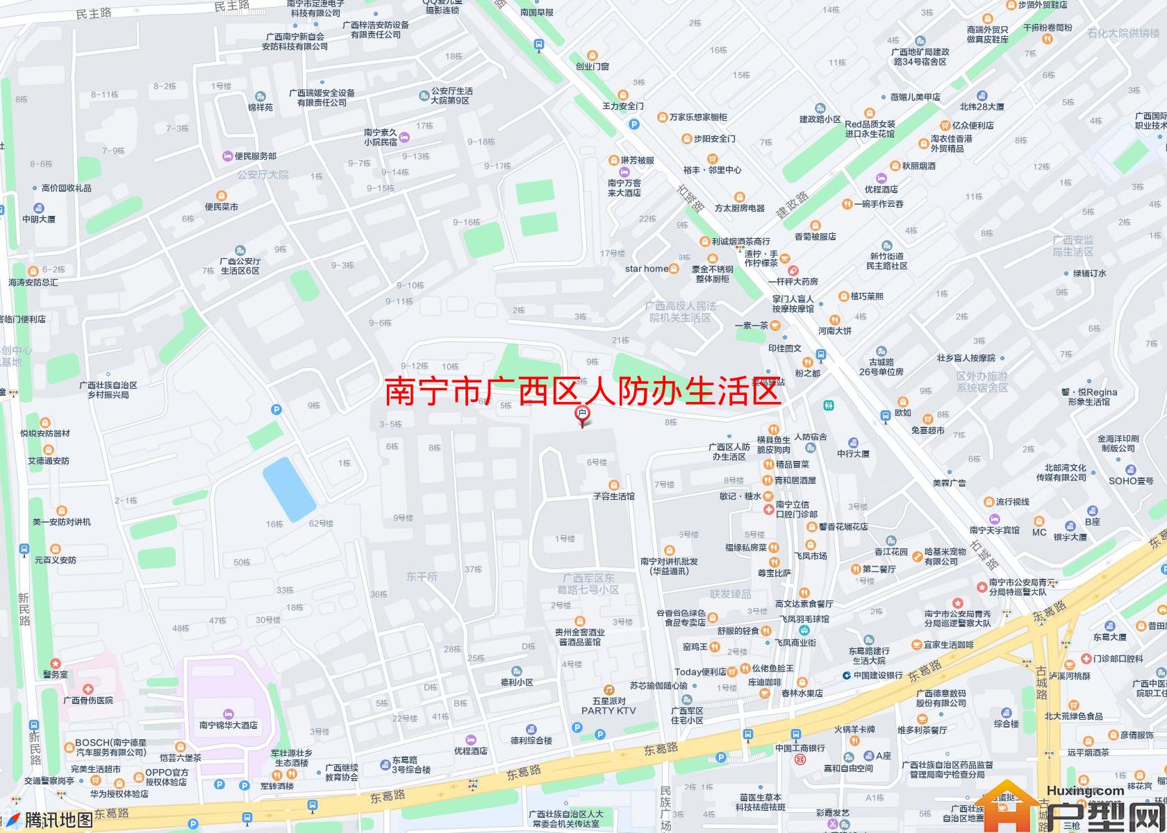 广西区人防办生活区小区 - 户型网