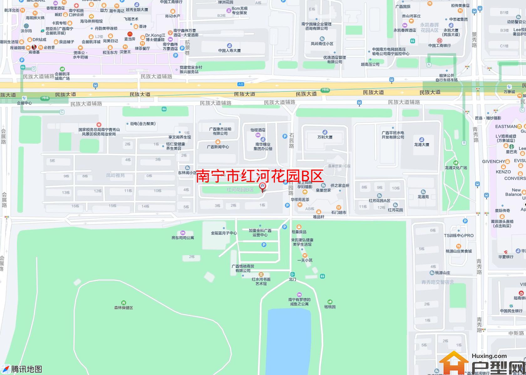 红河花园B区小区 - 户型网