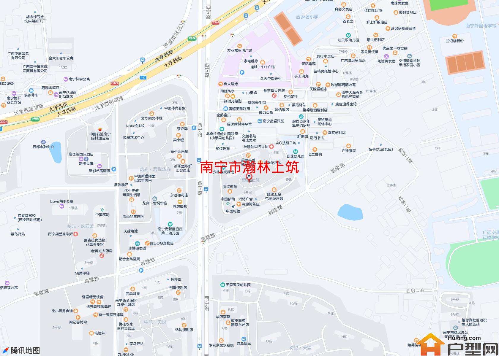 瀚林上筑小区 - 户型网