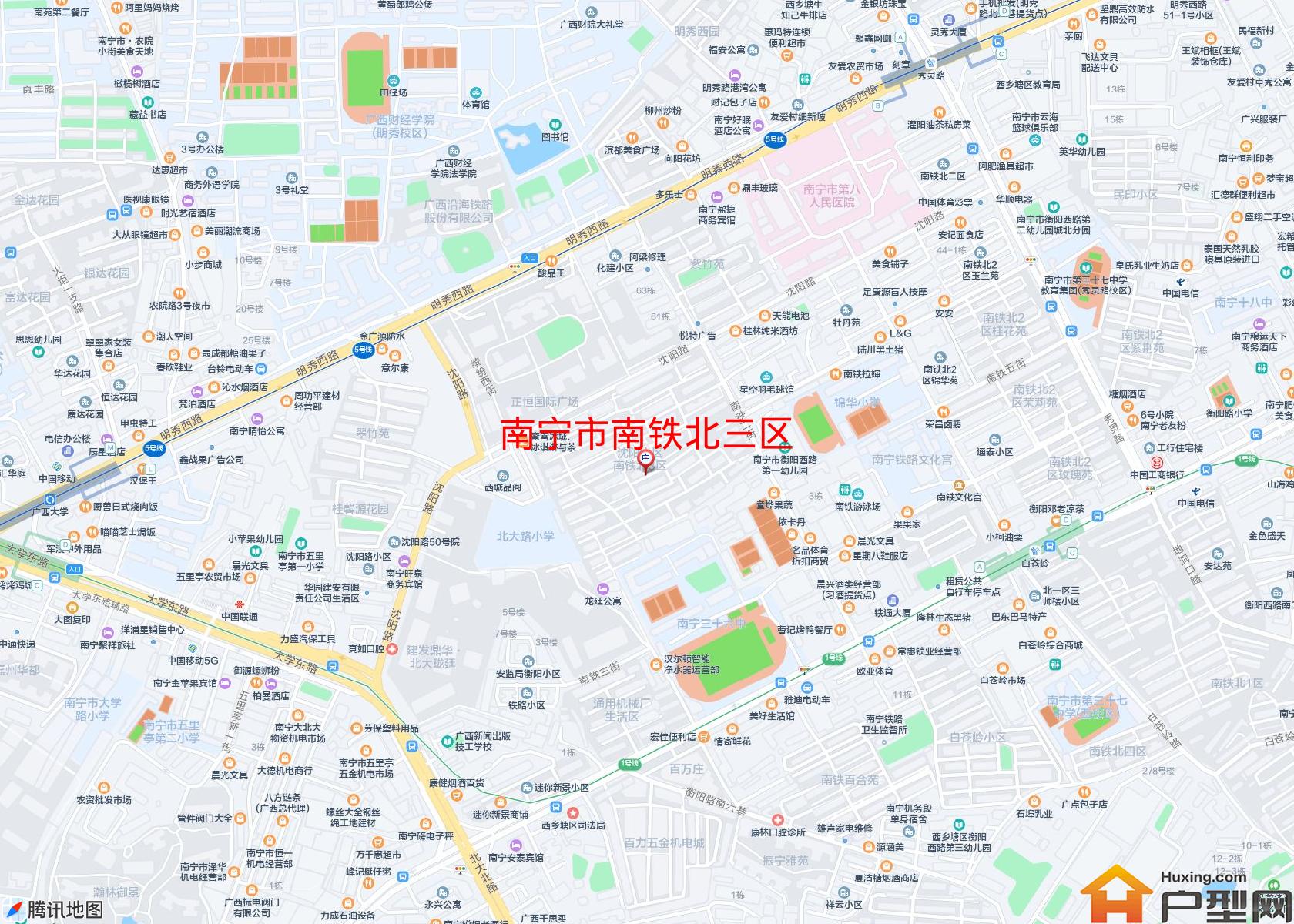 南铁北三区小区 - 户型网