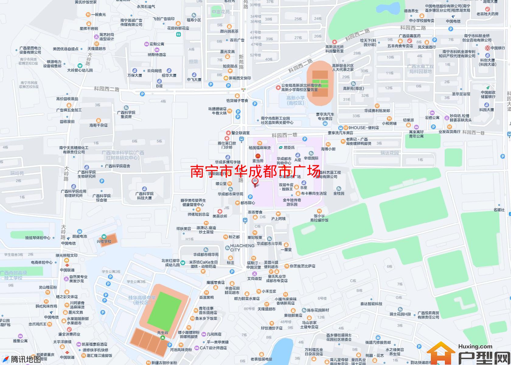 华成都市广场小区 - 户型网