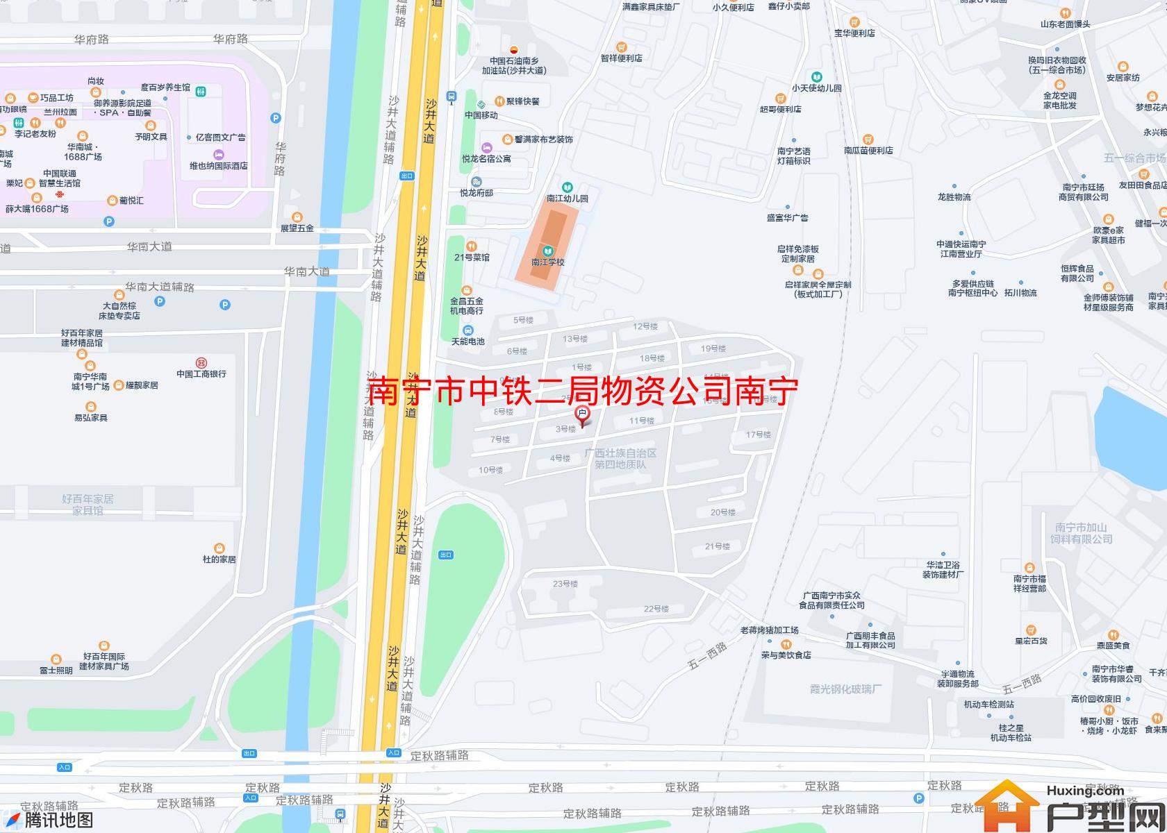 中铁二局物资公司南宁分公司宿舍小区 - 户型网