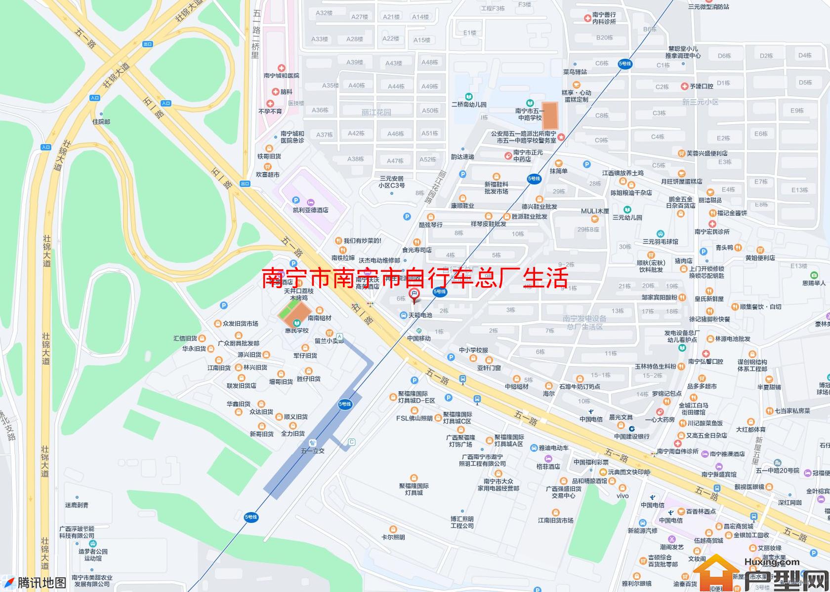 南宁市自行车总厂生活区小区 - 户型网