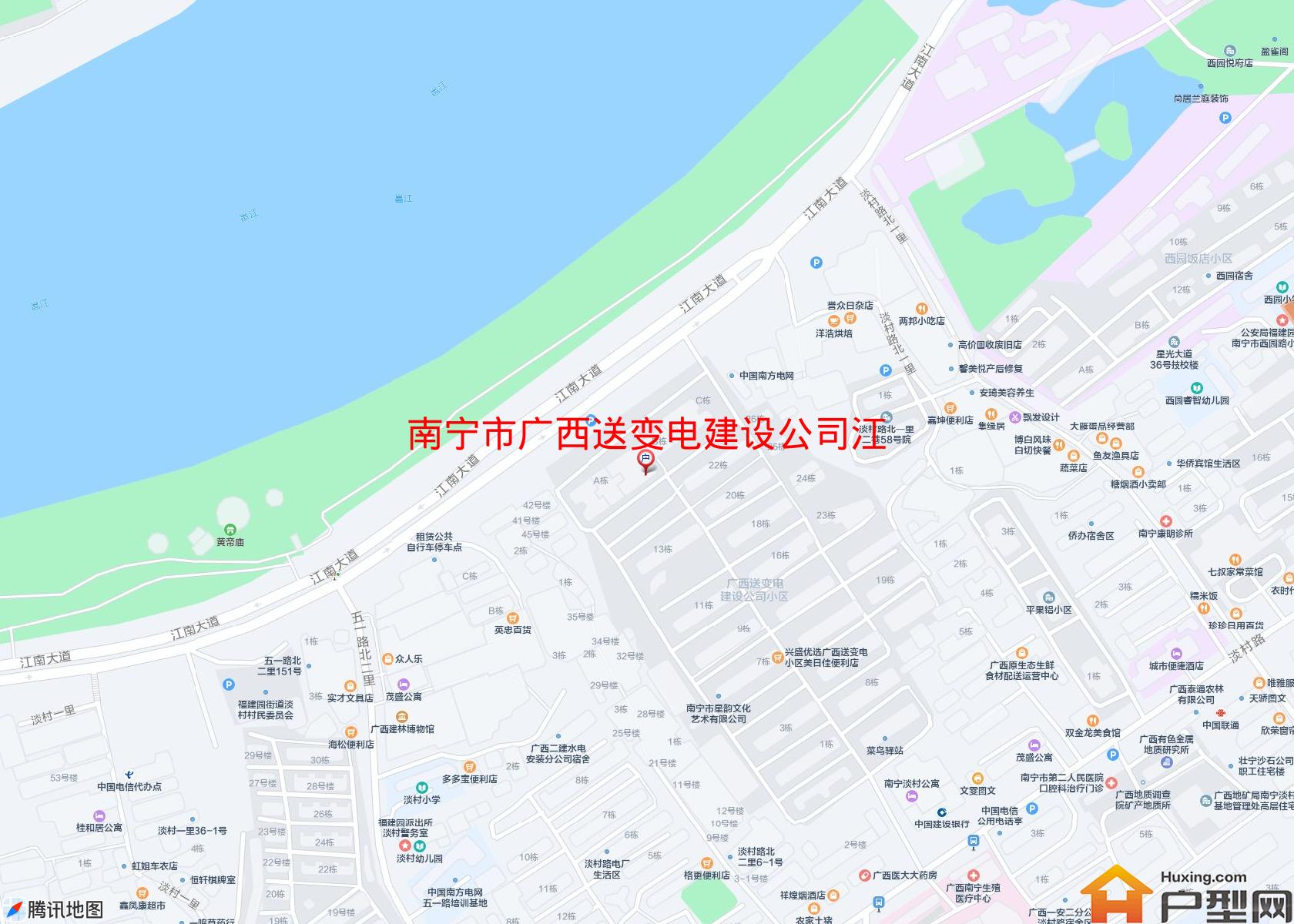 广西送变电建设公司江景住宅楼小区 - 户型网