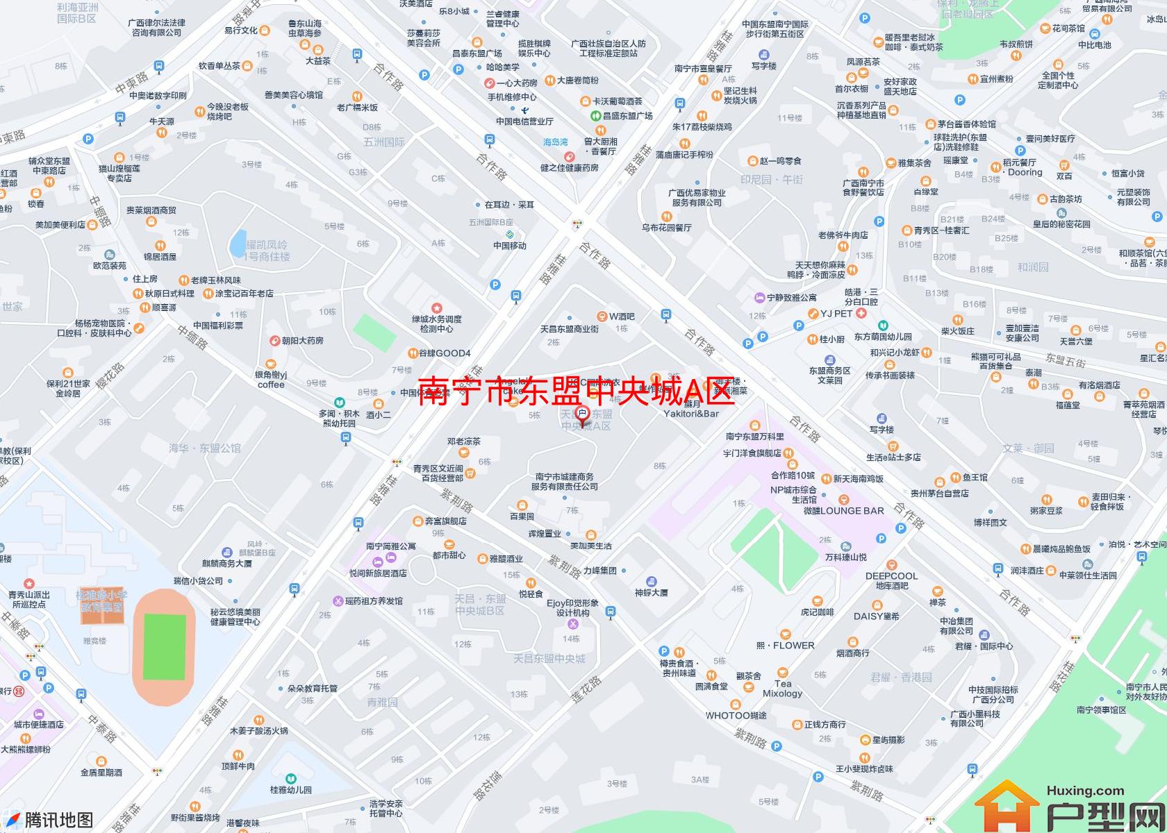 东盟中央城A区小区 - 户型网