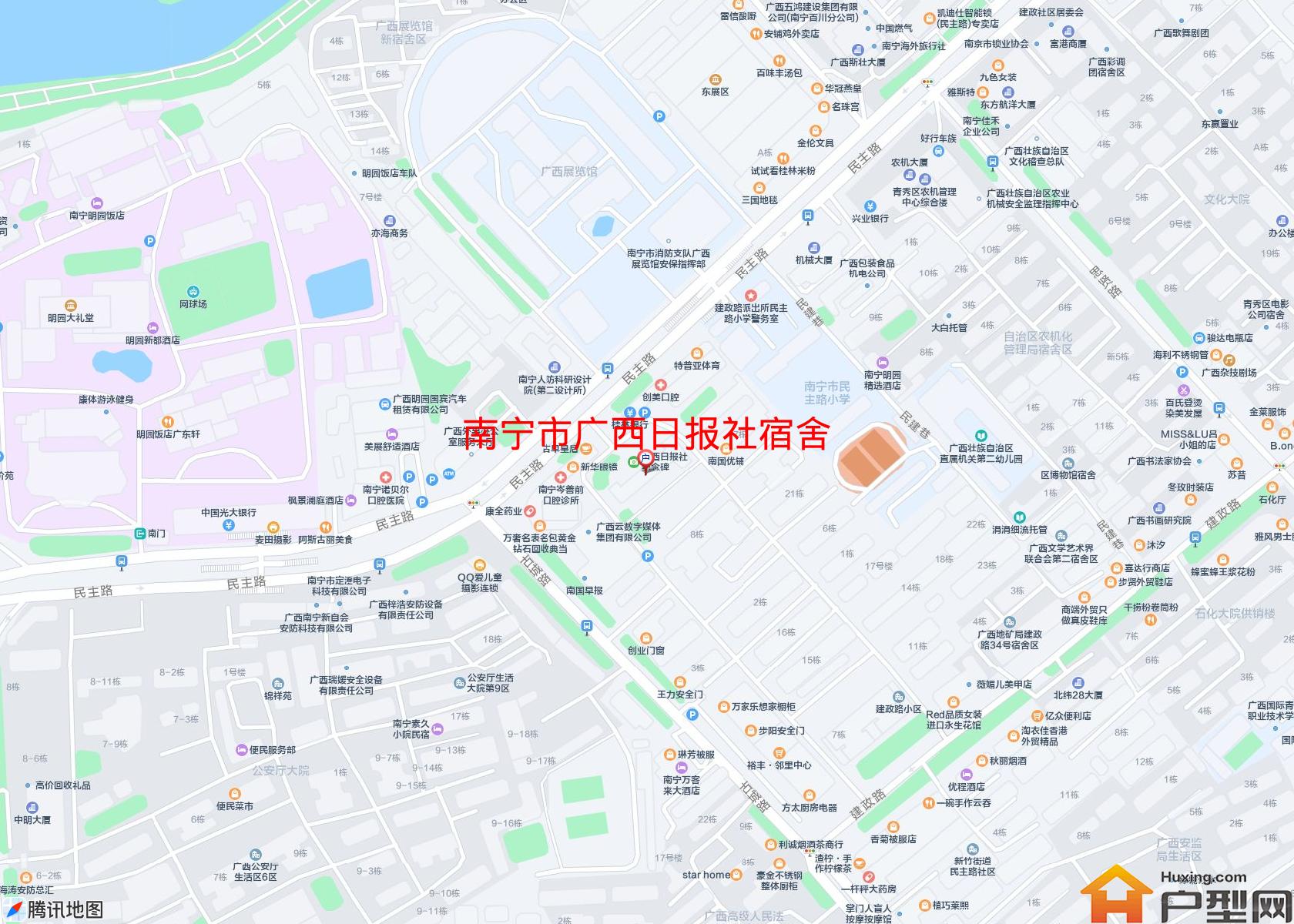 广西日报社宿舍小区 - 户型网