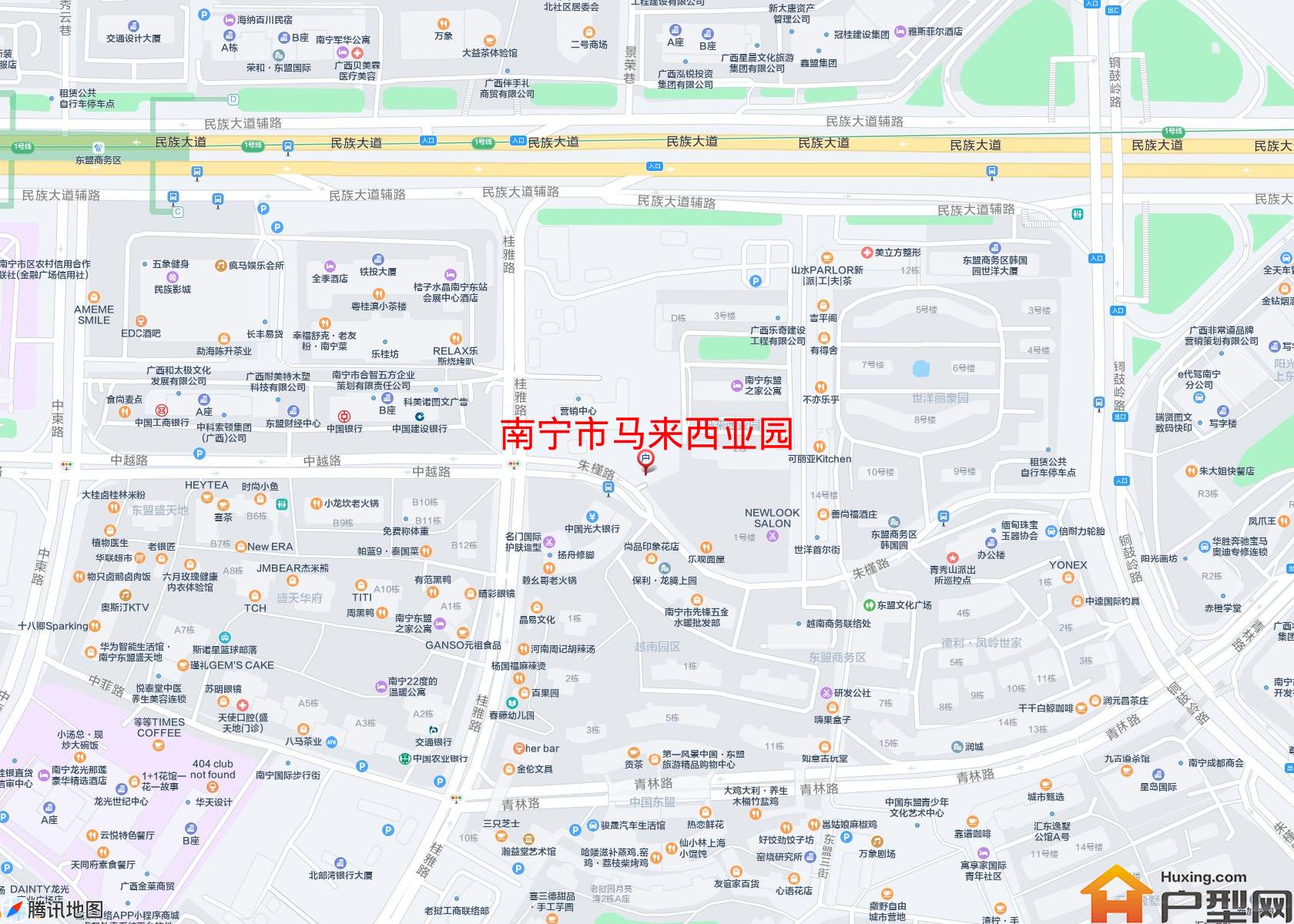 马来西亚园小区 - 户型网