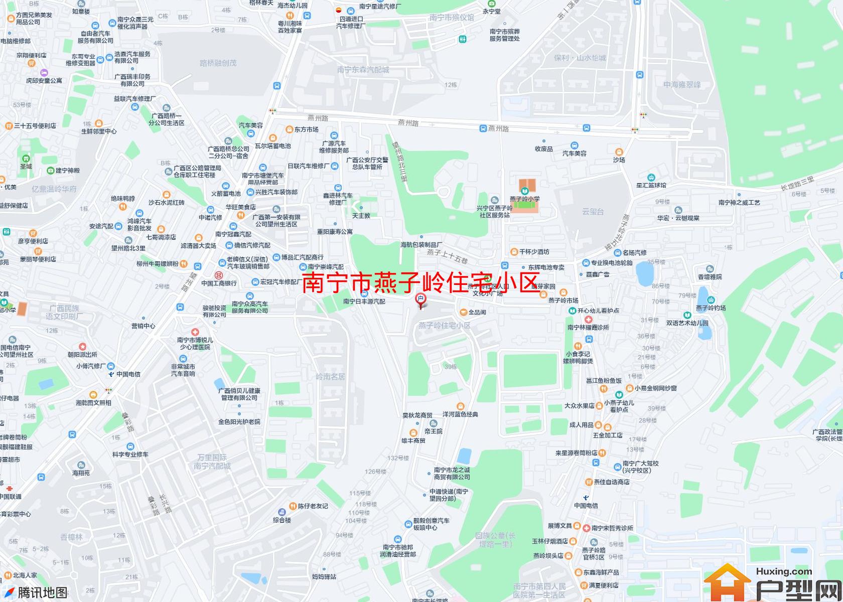 燕子岭住宅小区小区 - 户型网