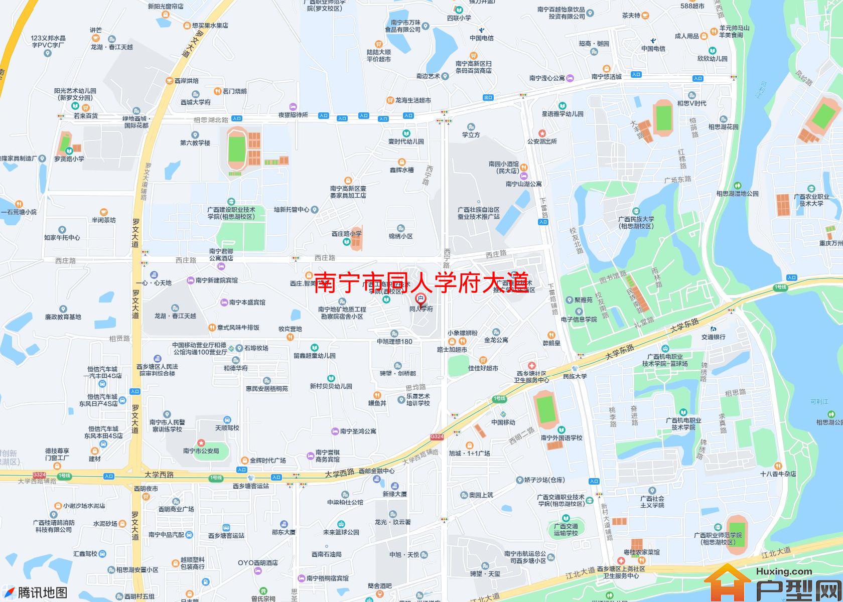 同人学府大道小区 - 户型网