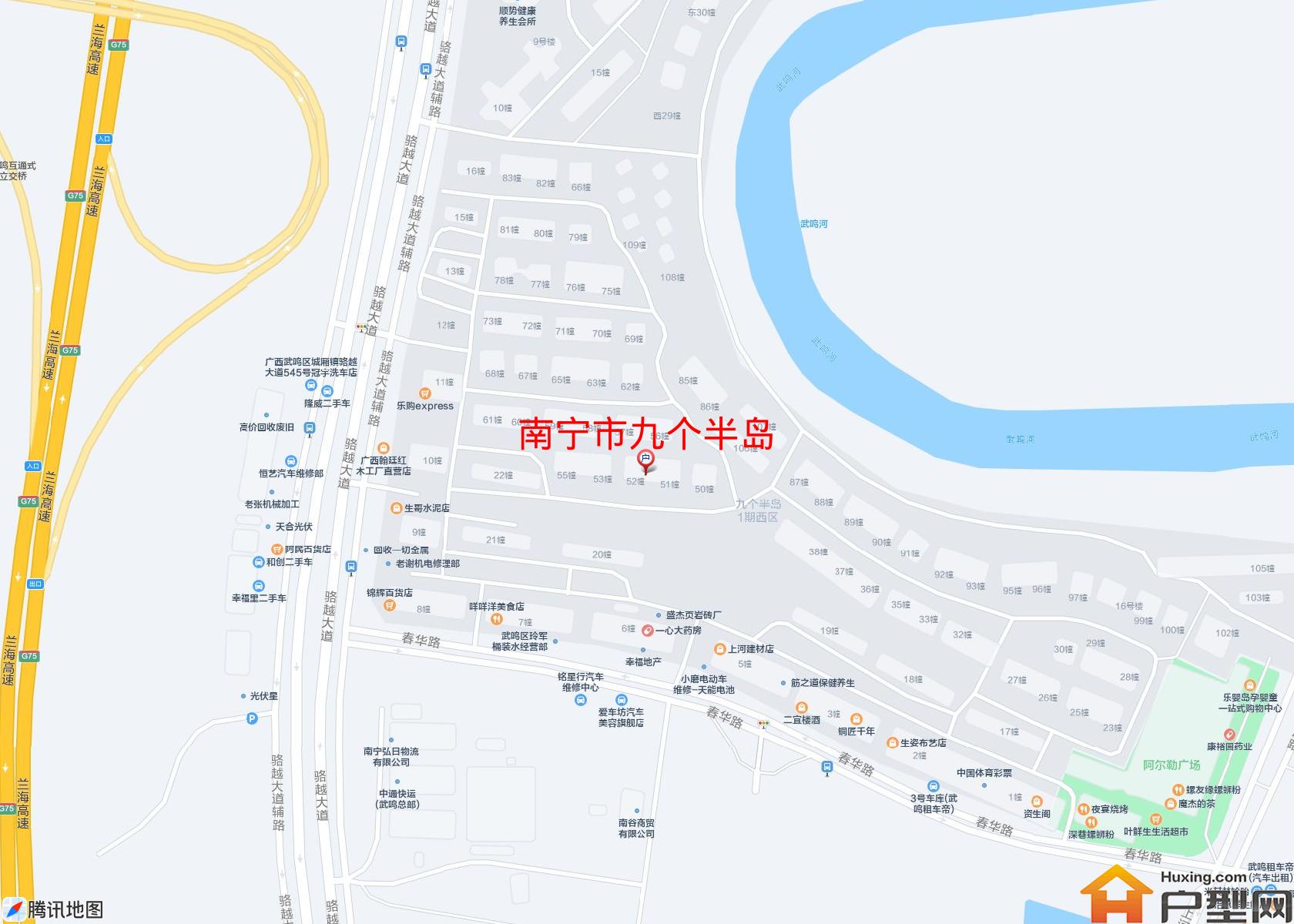 九个半岛小区 - 户型网