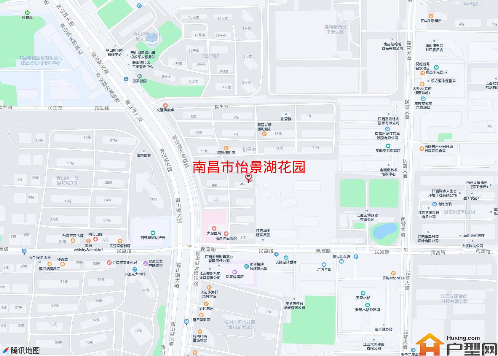 怡景湖花园小区 - 户型网