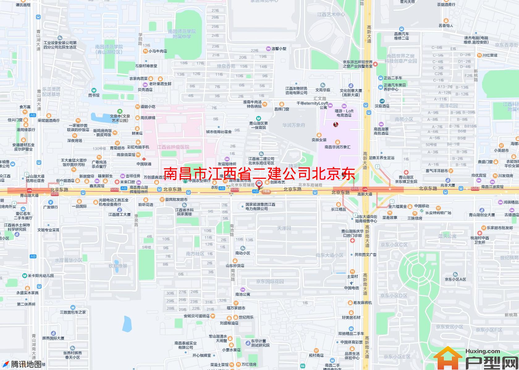 江西省二建公司北京东路住宅区小区 - 户型网
