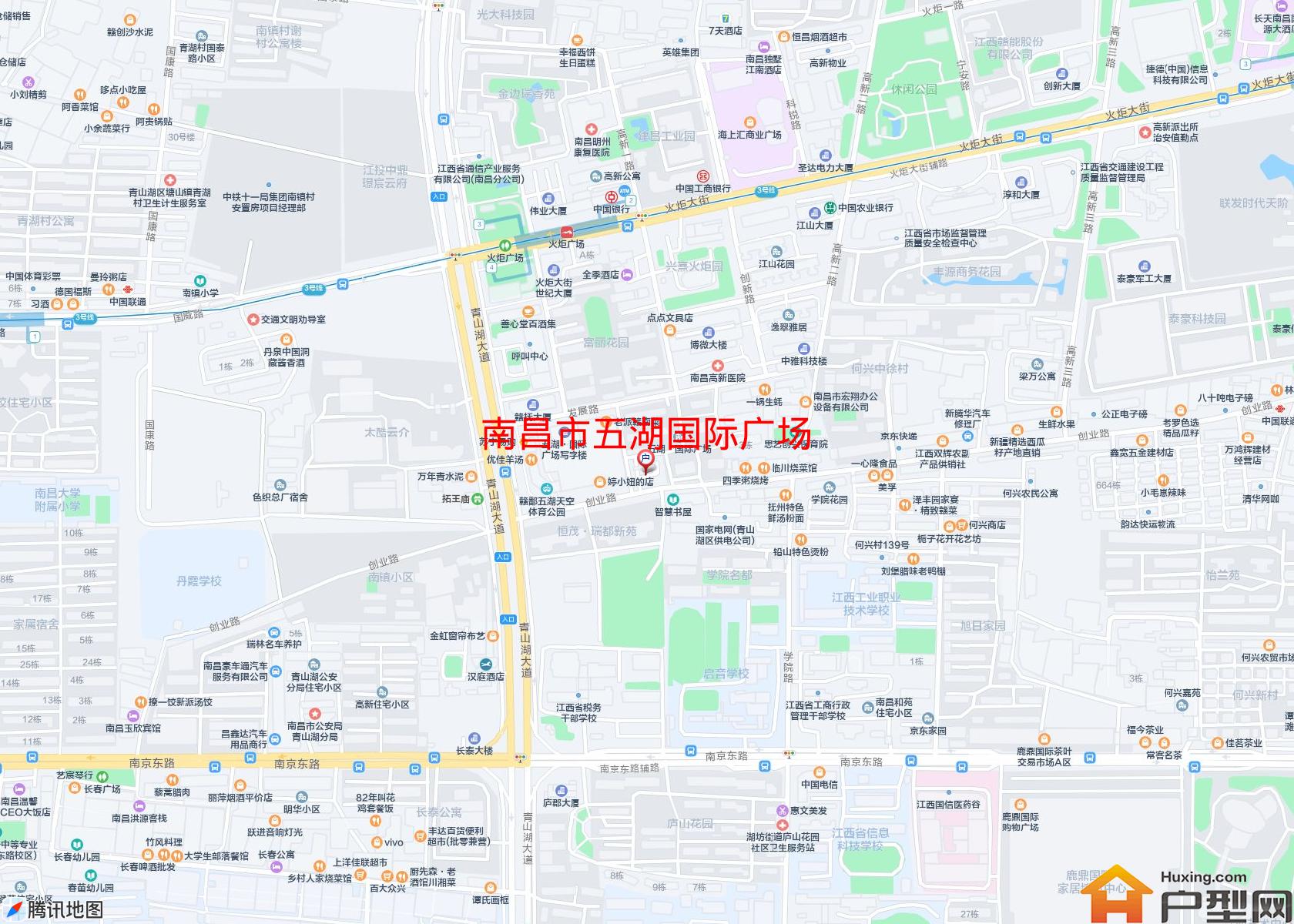 五湖国际广场小区 - 户型网