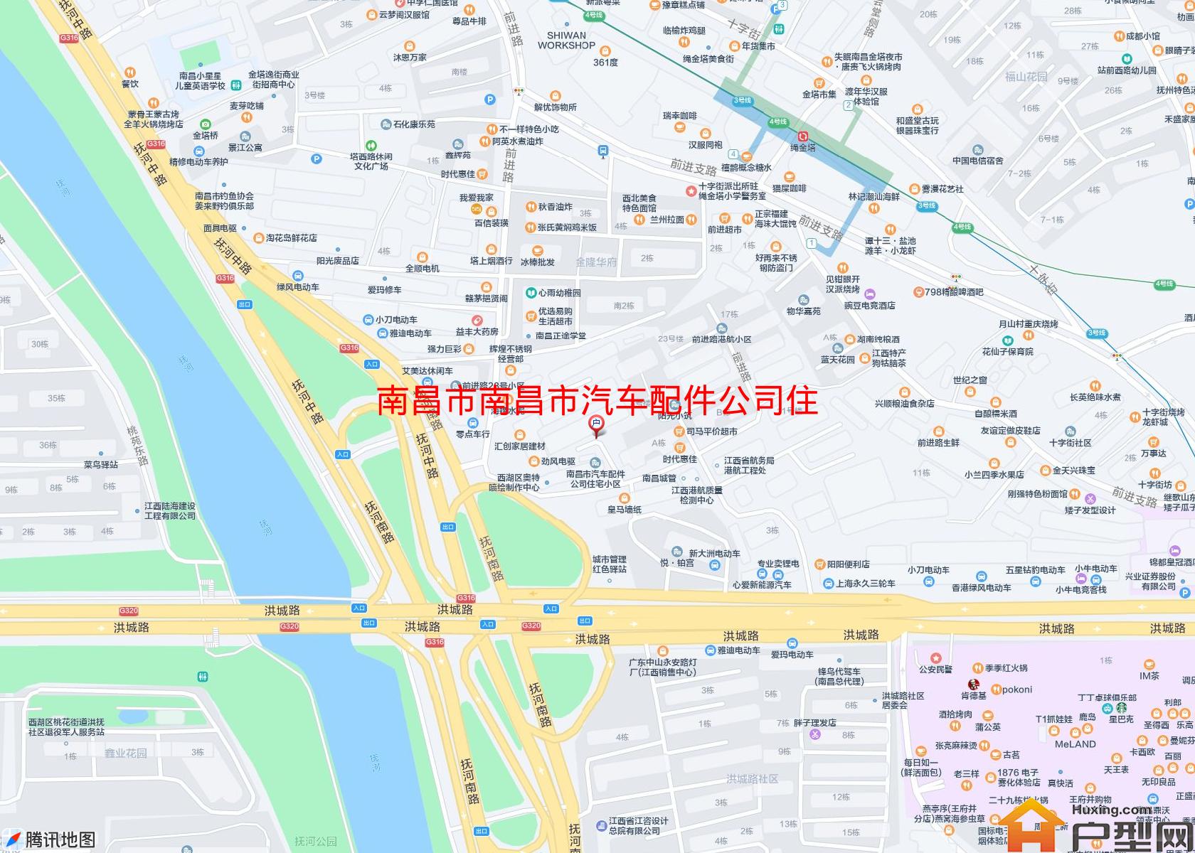 南昌市汽车配件公司住宅小区小区 - 户型网