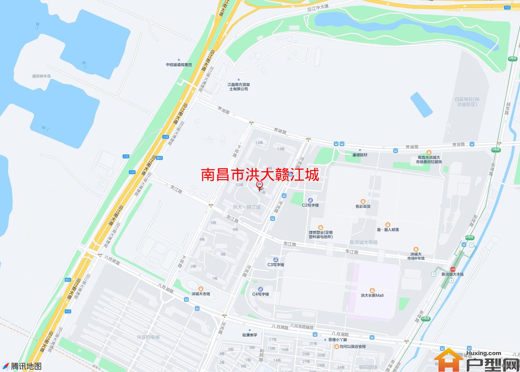 洪大赣江城小区 - 户型网