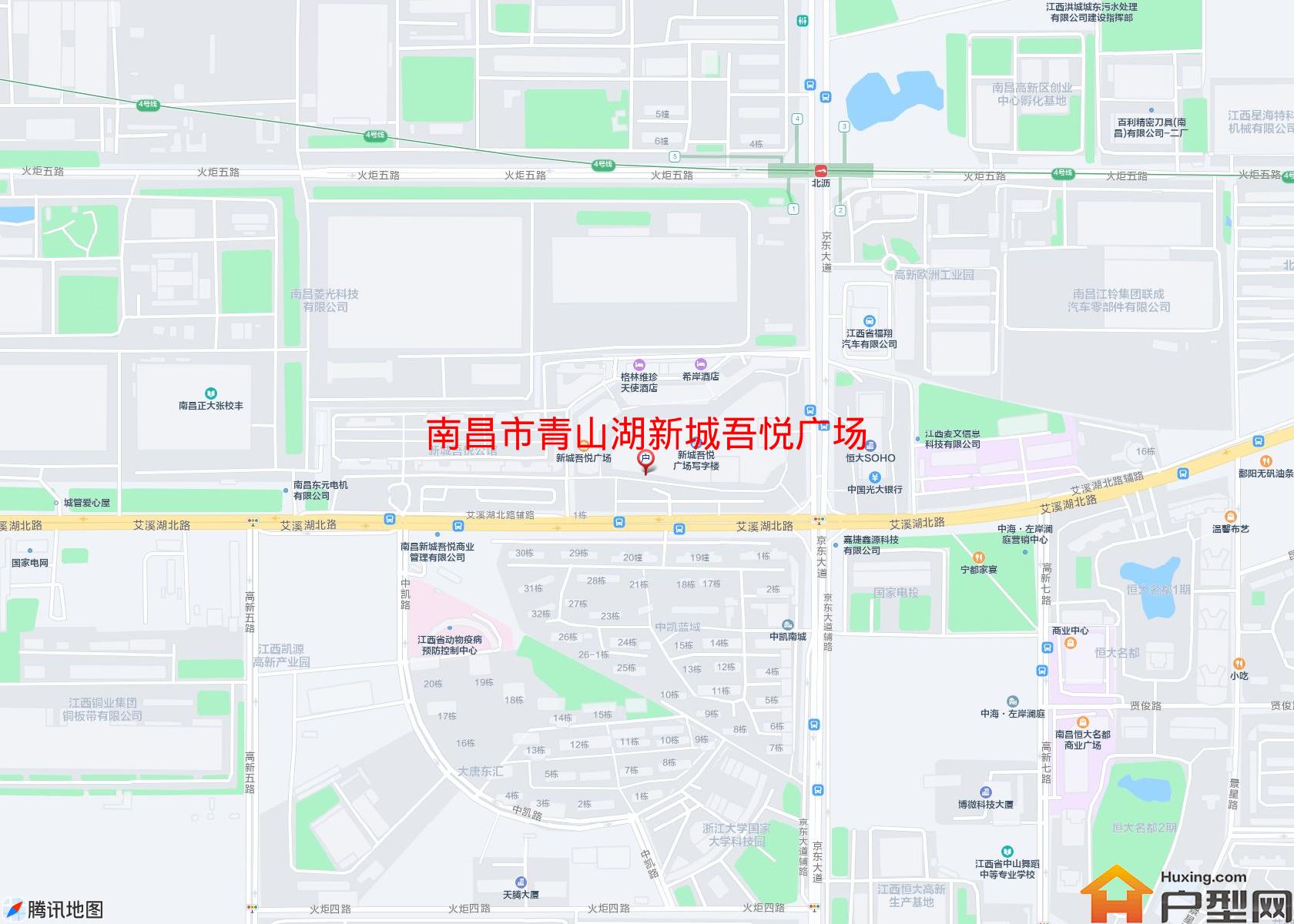 青山湖新城吾悦广场小区 - 户型网