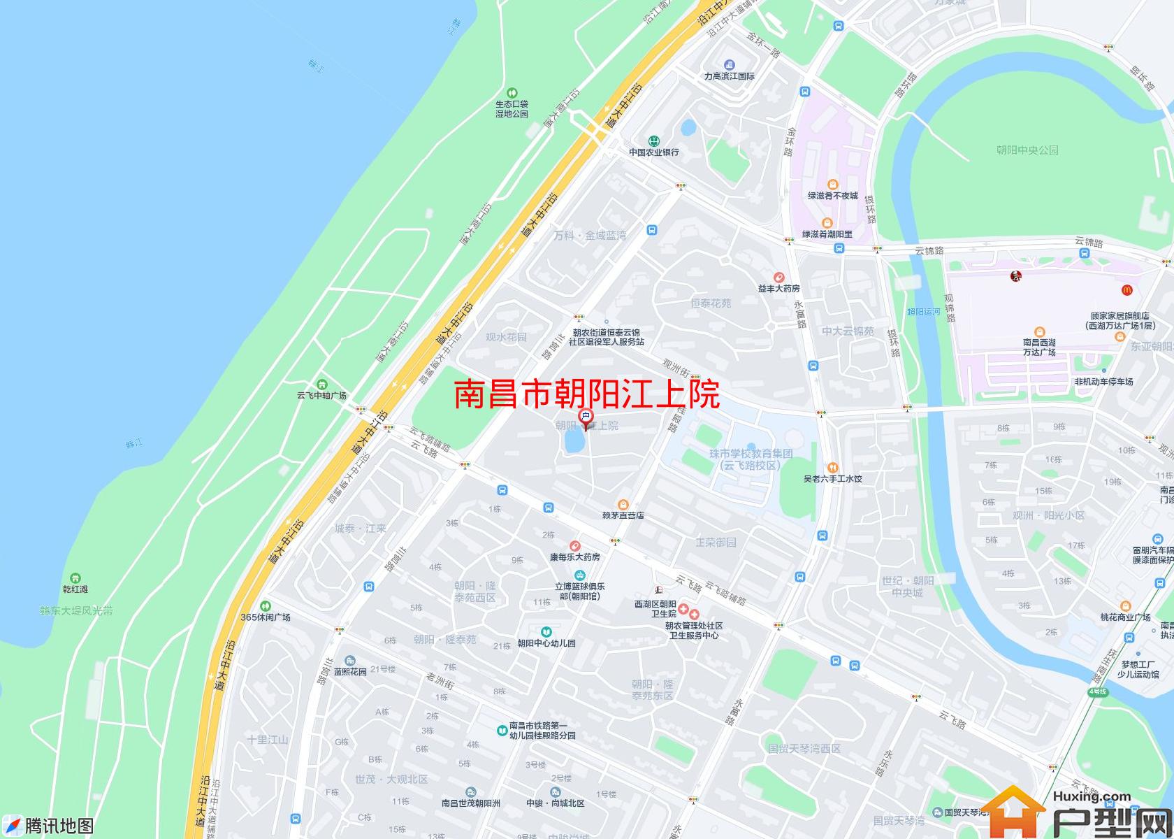 朝阳江上院小区 - 户型网