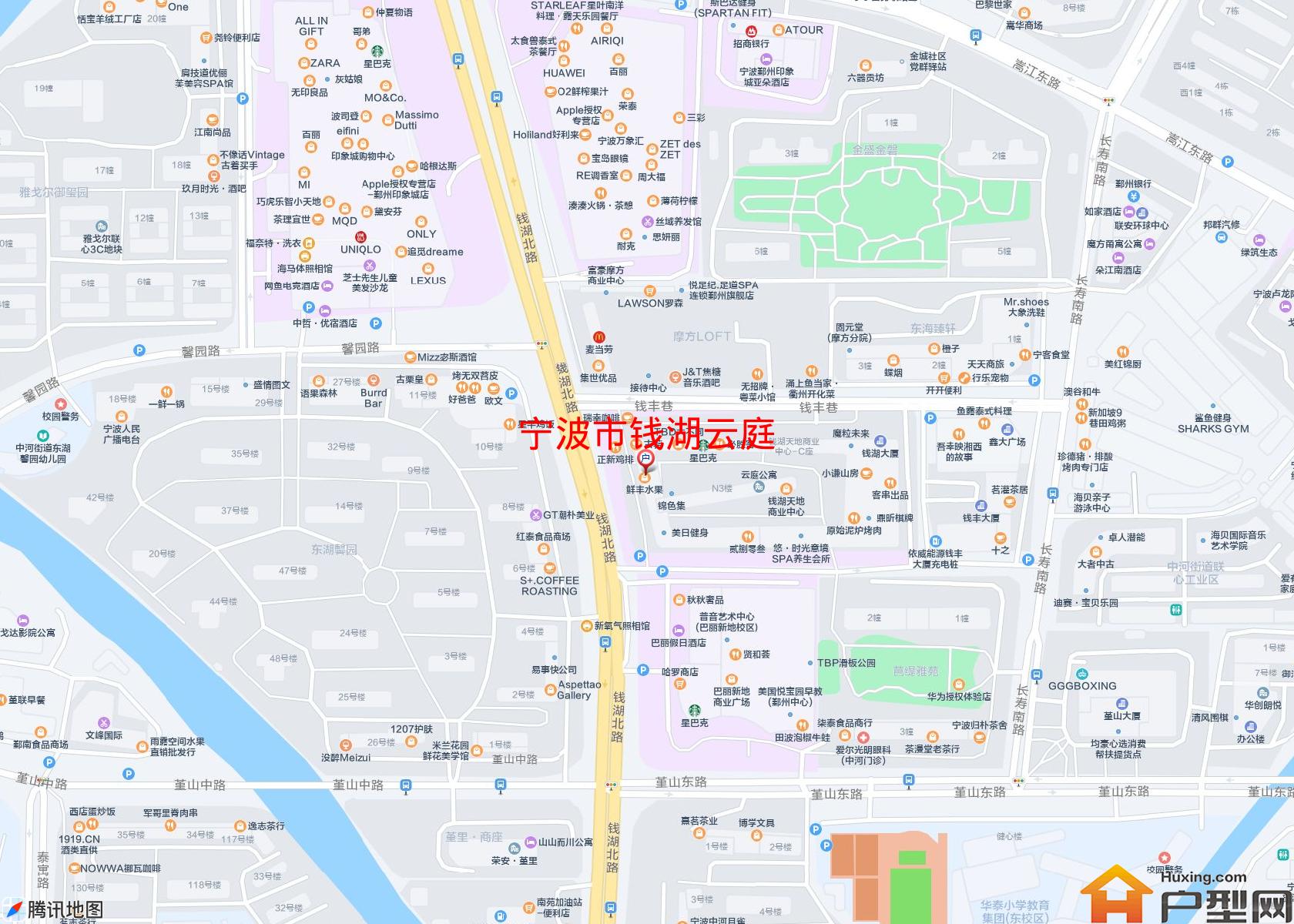 钱湖云庭小区 - 户型网