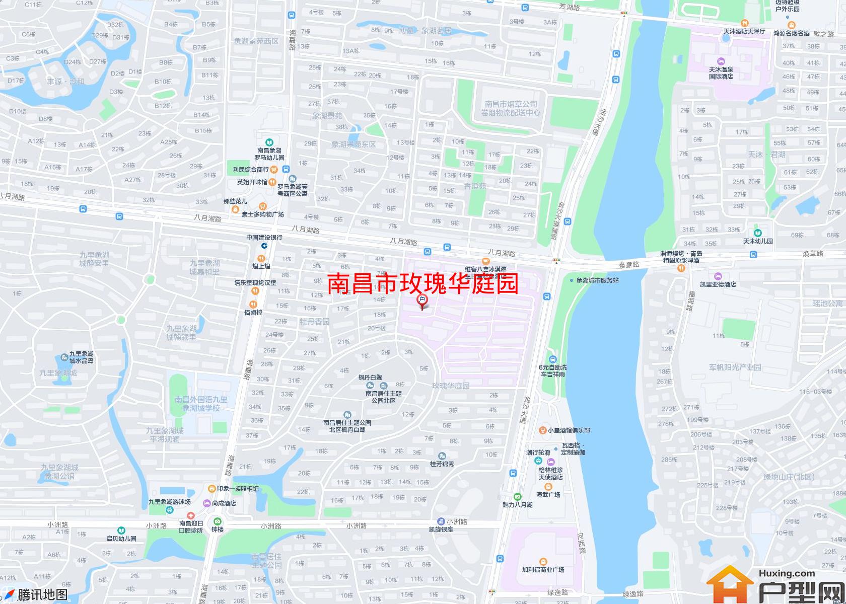 玫瑰华庭园小区 - 户型网