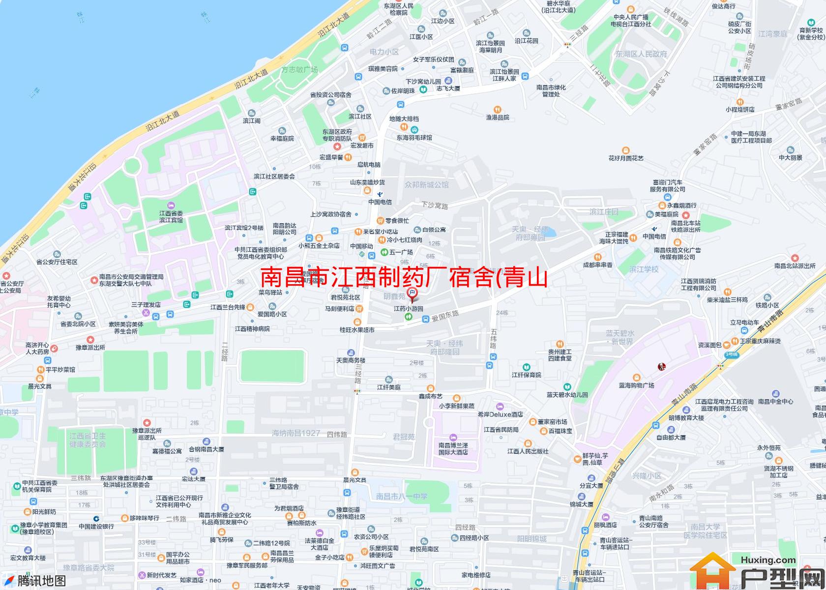 江西制药厂宿舍(青山南路)小区 - 户型网
