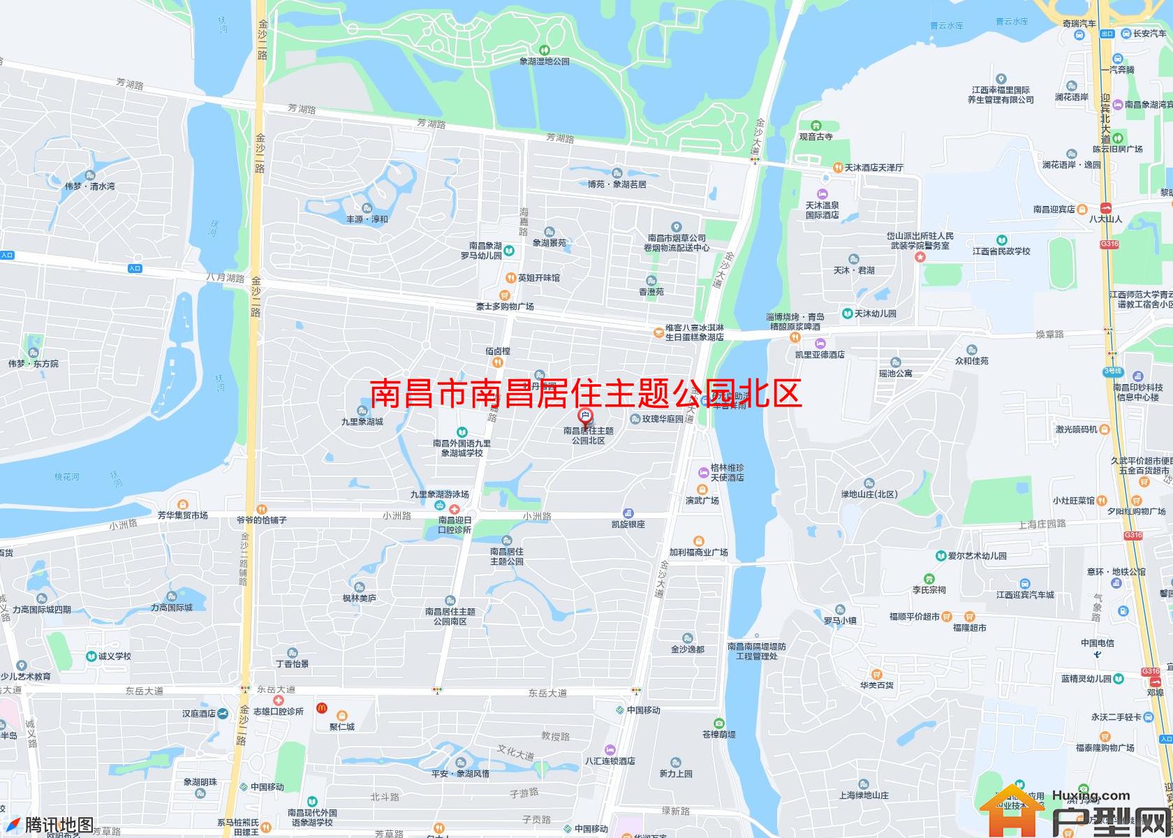 南昌居住主题公园北区小区 - 户型网