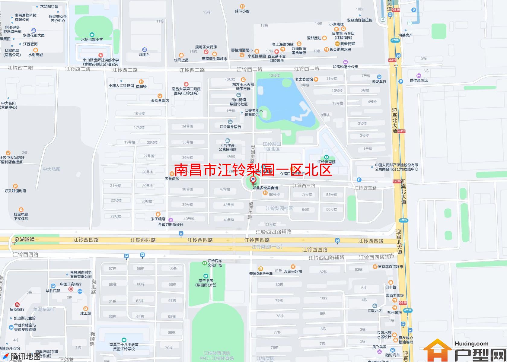江铃梨园一区北区小区 - 户型网