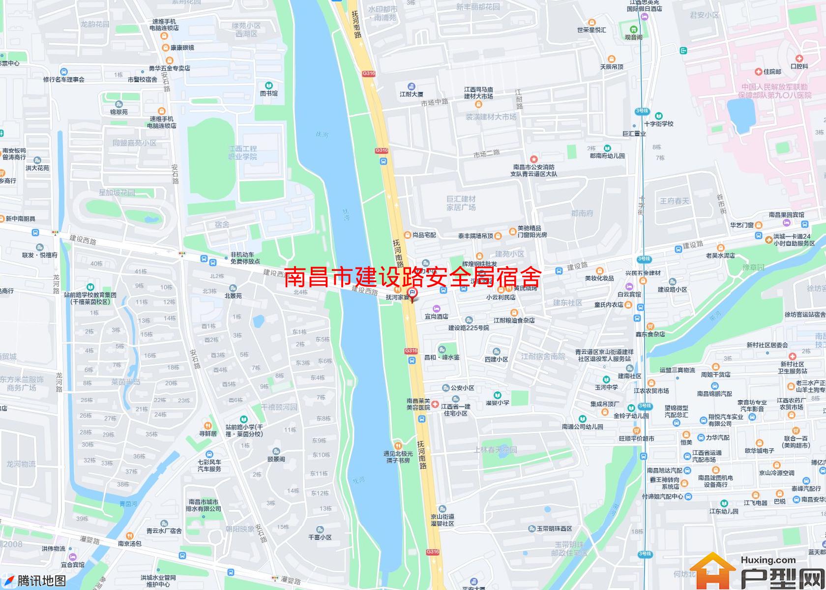 建设路安全局宿舍小区 - 户型网