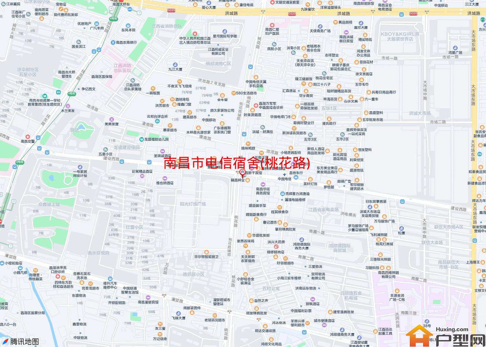 电信宿舍(桃花路)小区 - 户型网