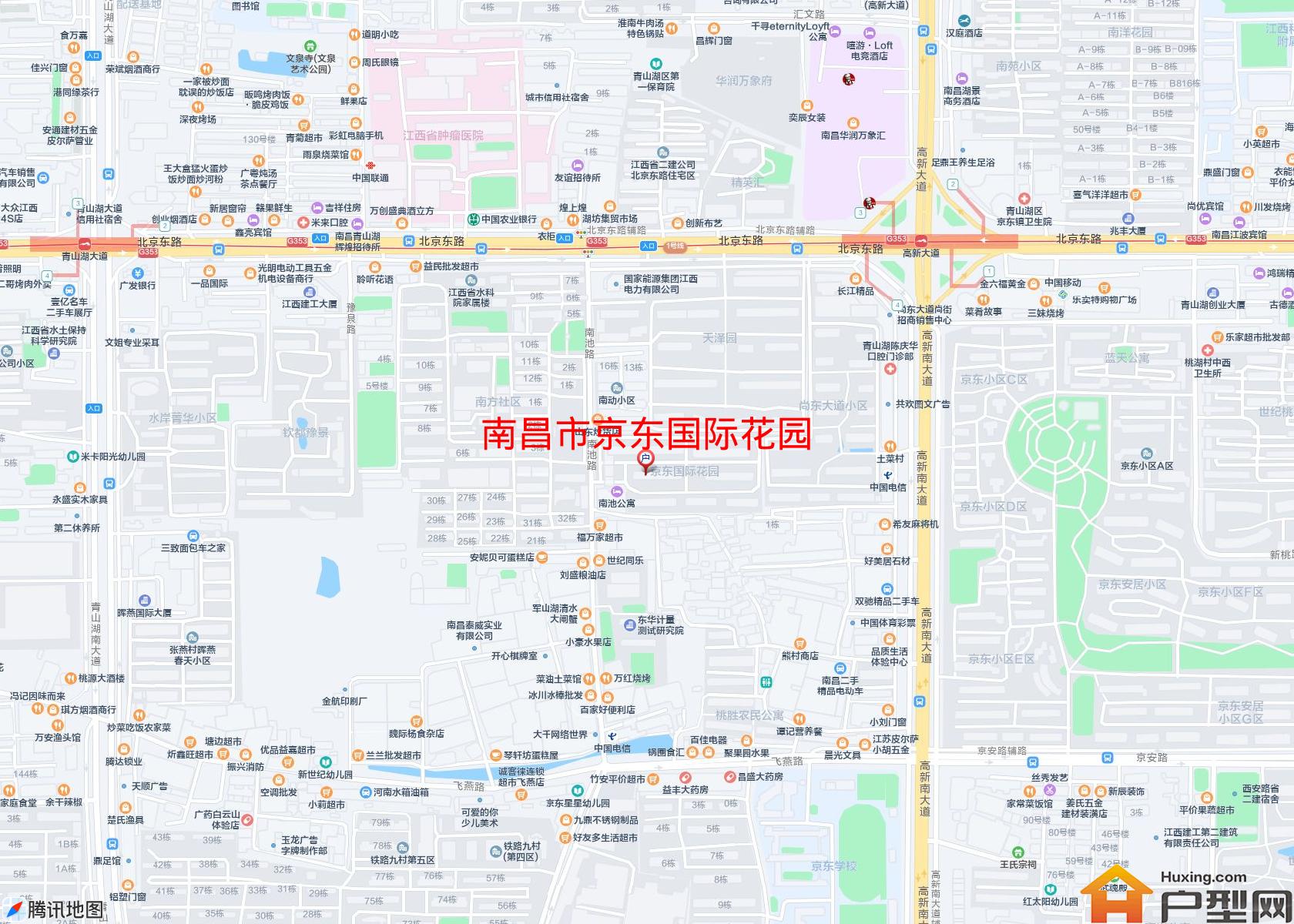京东国际花园小区 - 户型网
