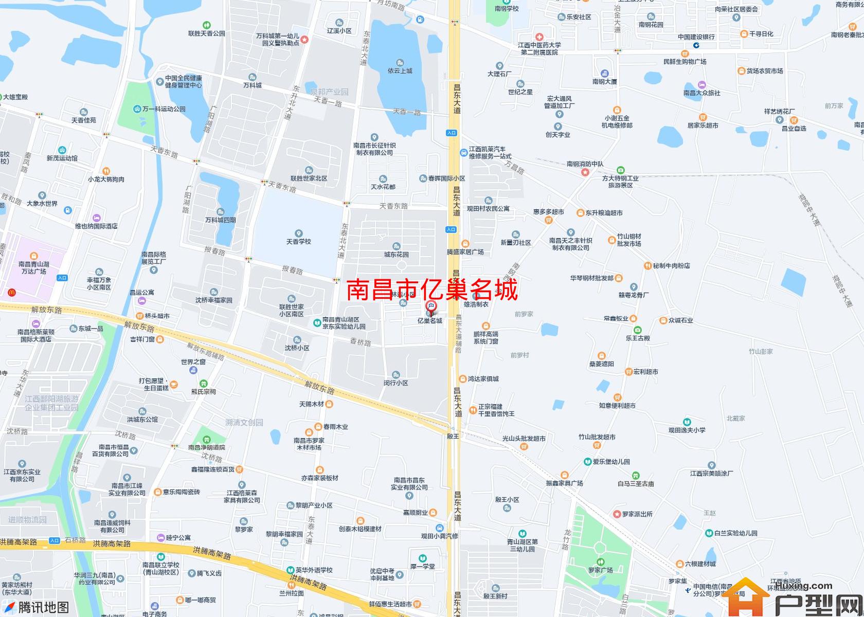 亿巢名城小区 - 户型网