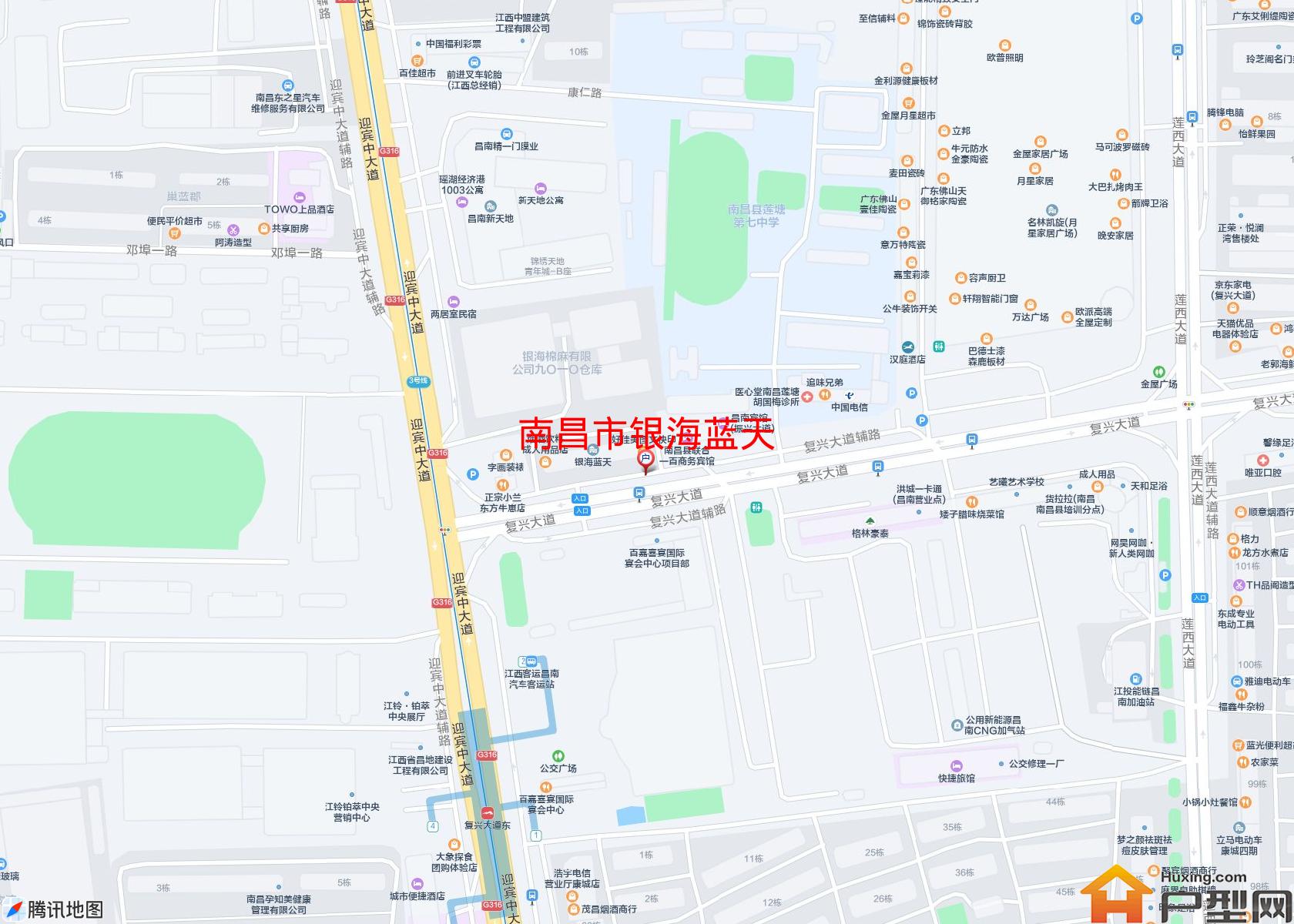 银海蓝天小区 - 户型网