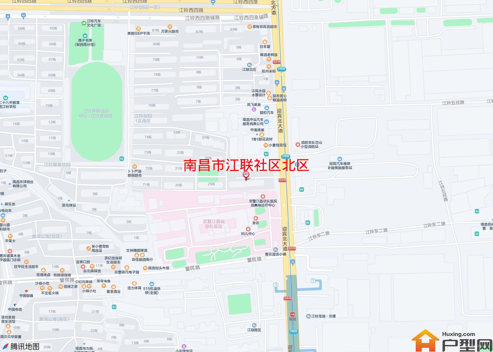 江联社区北区小区 - 户型网
