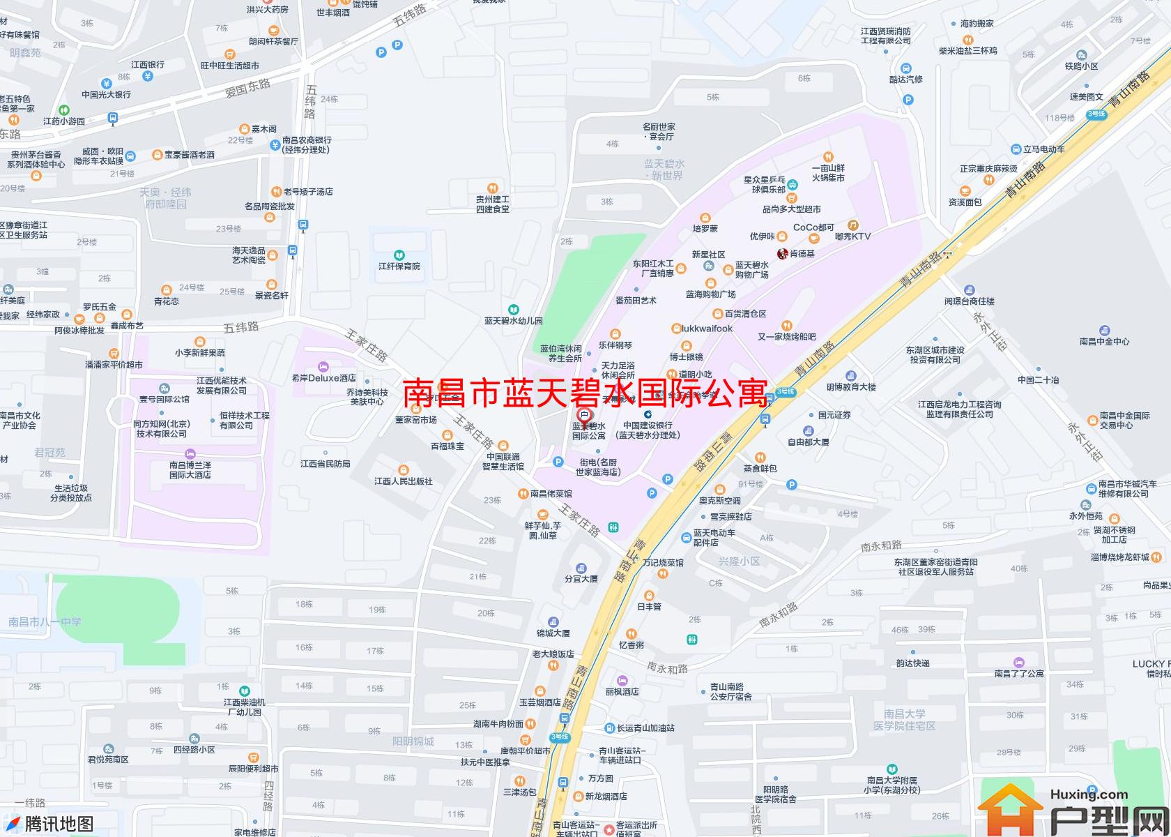 蓝天碧水国际公寓小区 - 户型网