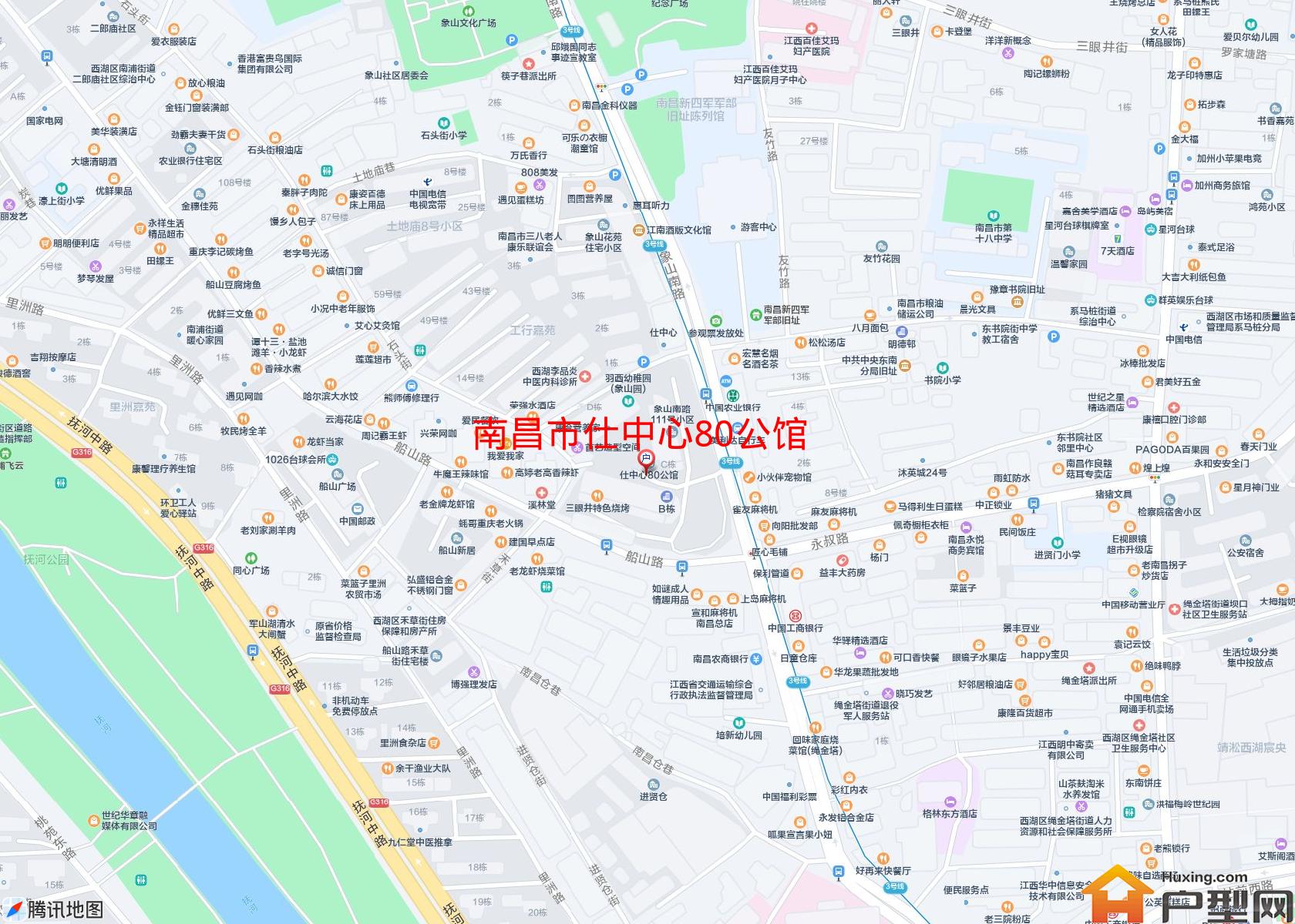 仕中心80公馆小区 - 户型网