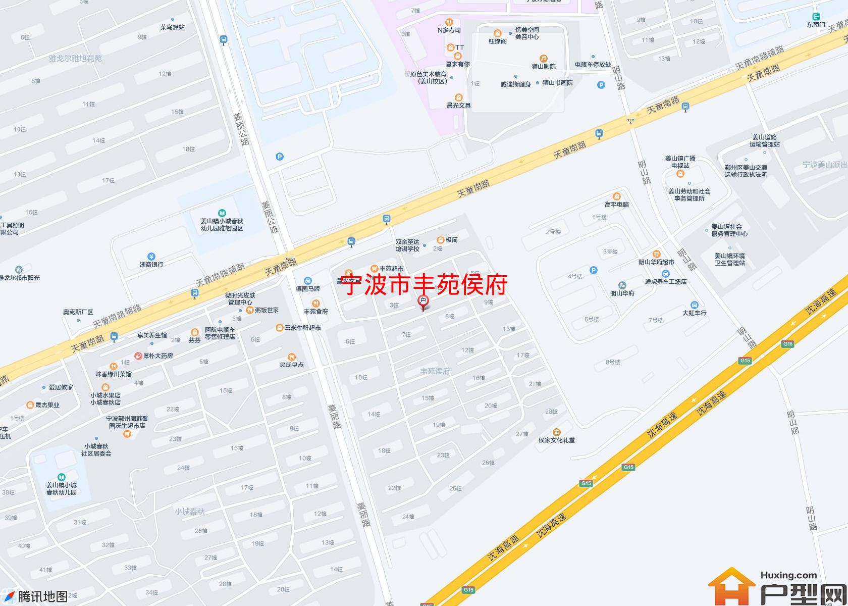 丰苑侯府小区 - 户型网