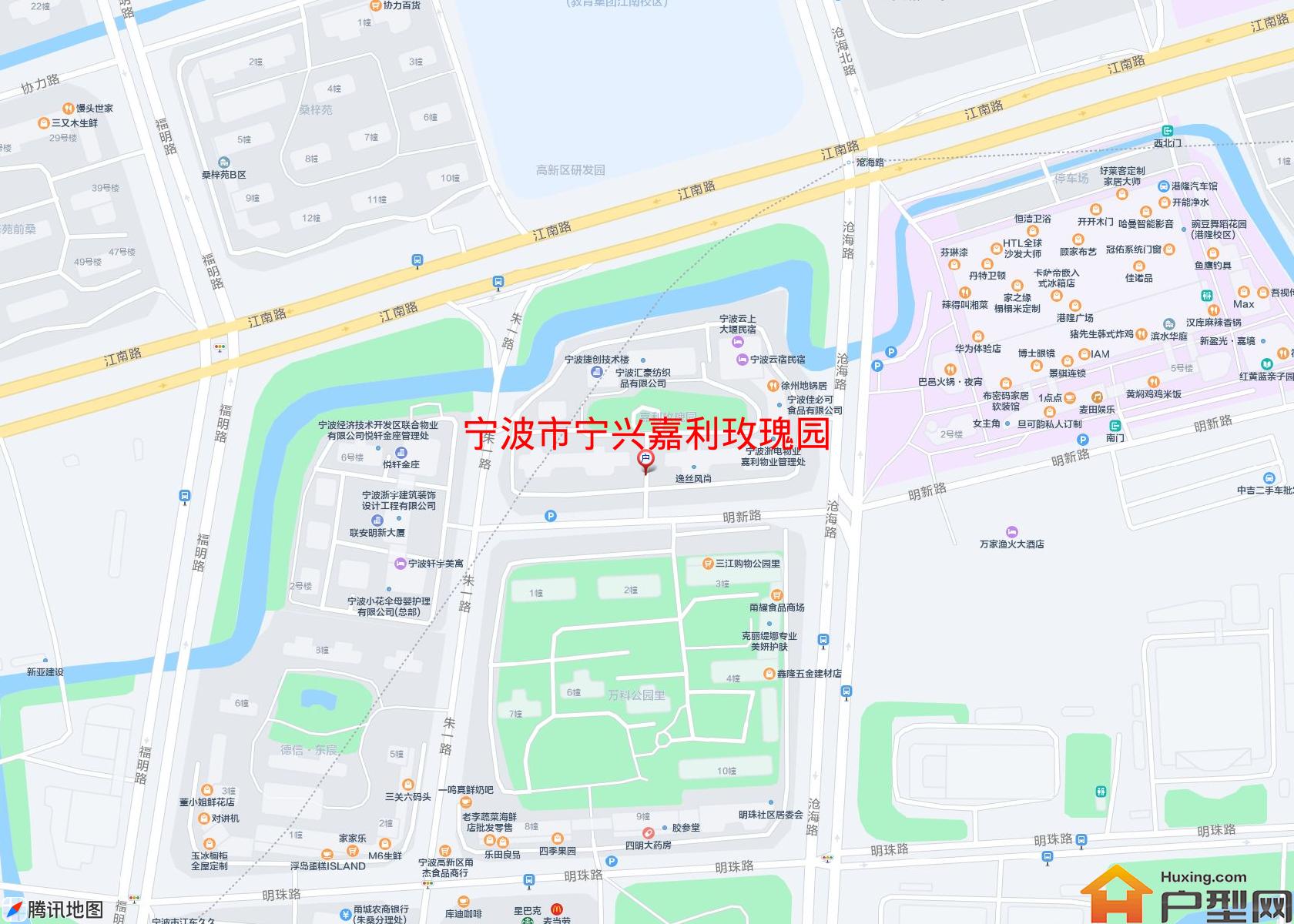 宁兴嘉利玫瑰园小区 - 户型网