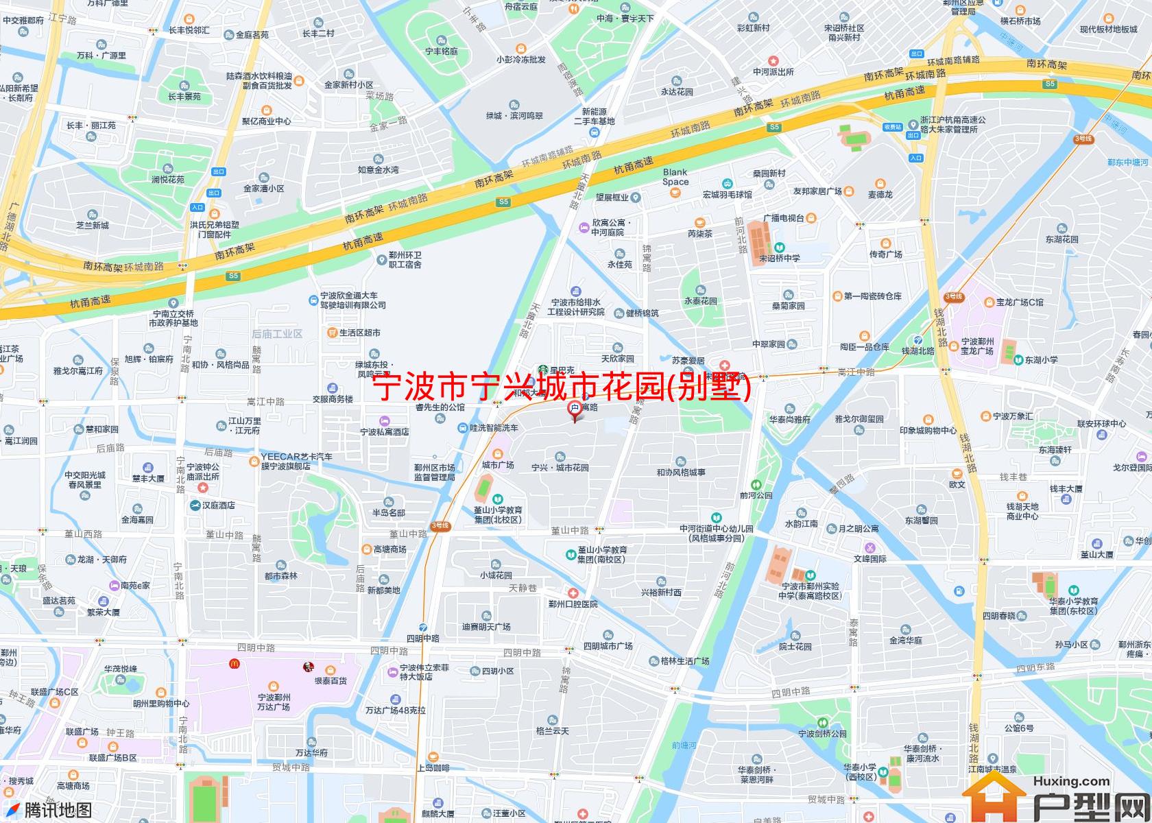 宁兴城市花园(别墅)小区 - 户型网