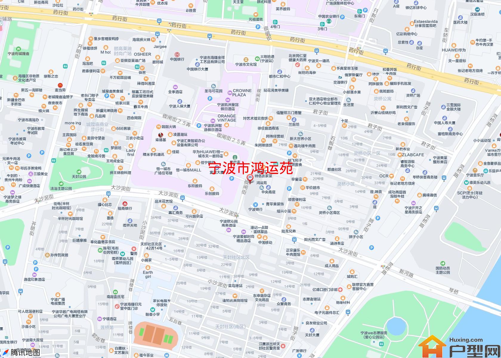 鸿运苑小区 - 户型网