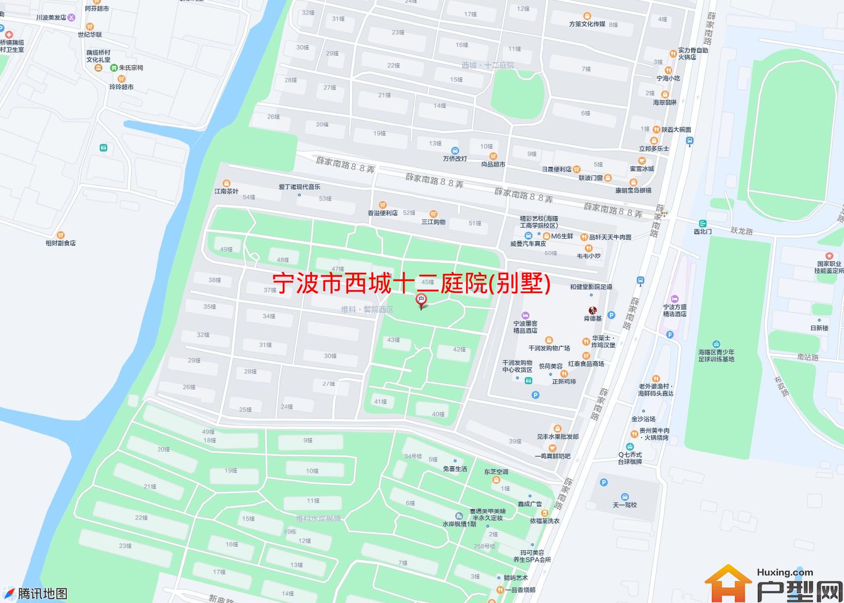 西城十二庭院(别墅)小区 - 户型网