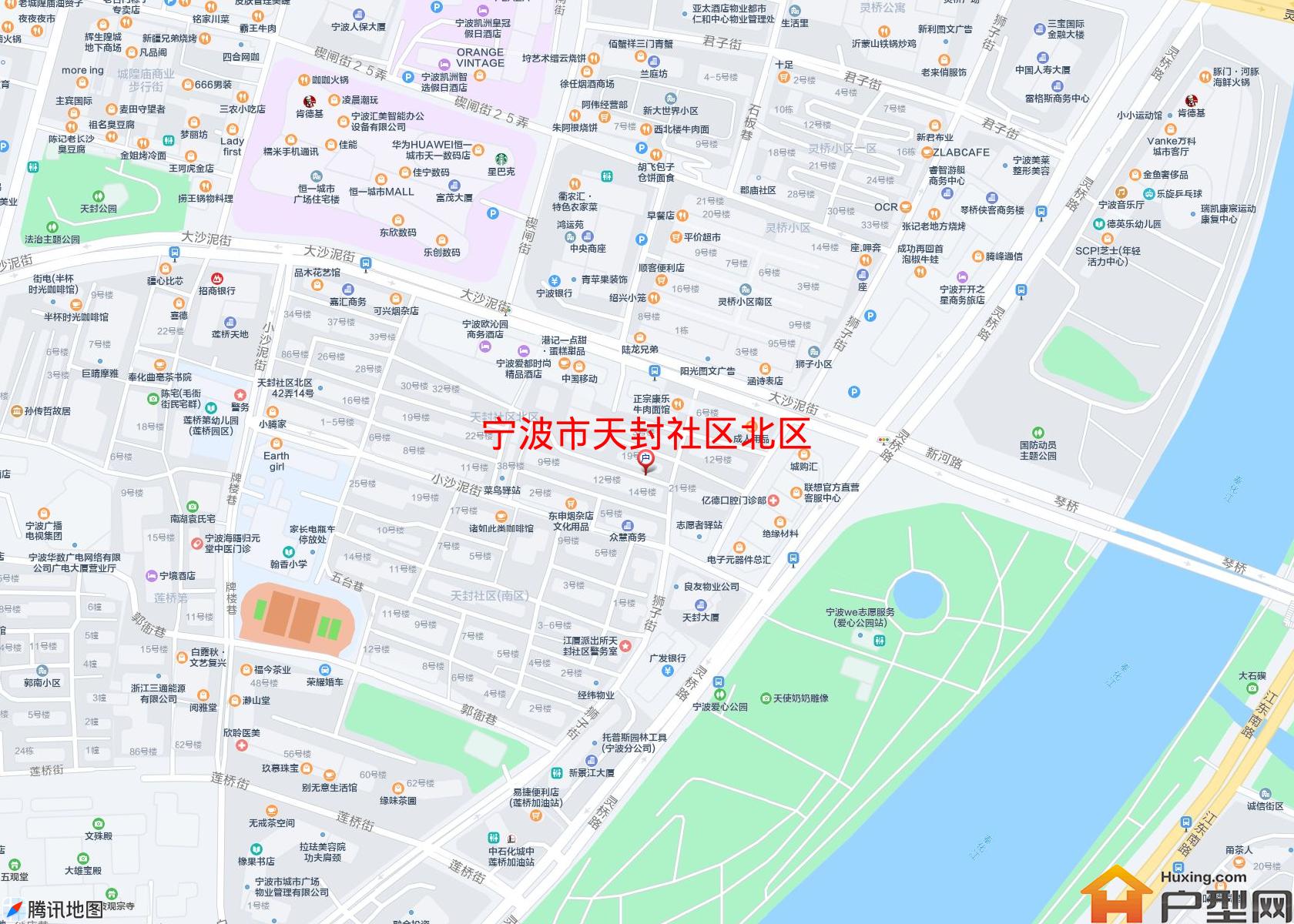 天封社区北区小区 - 户型网