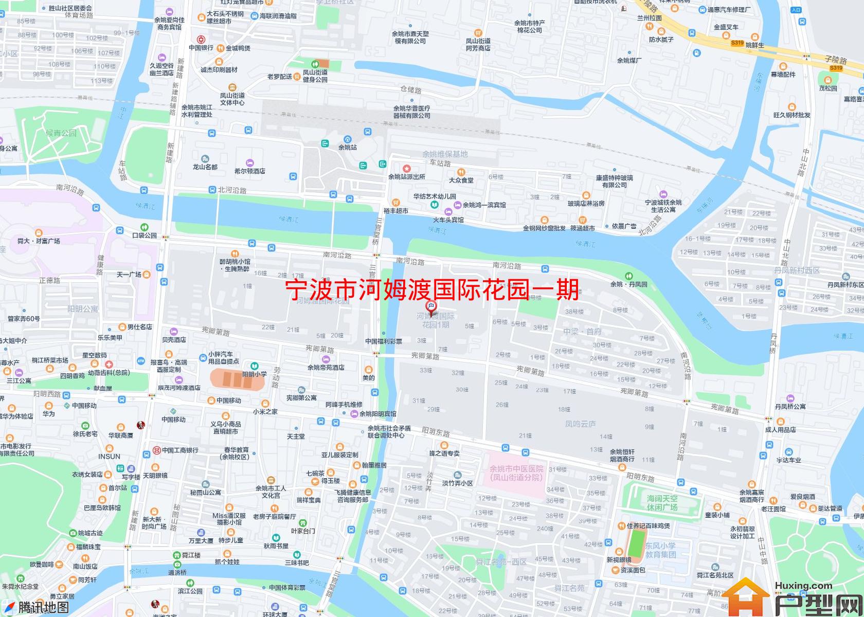 河姆渡国际花园一期小区 - 户型网